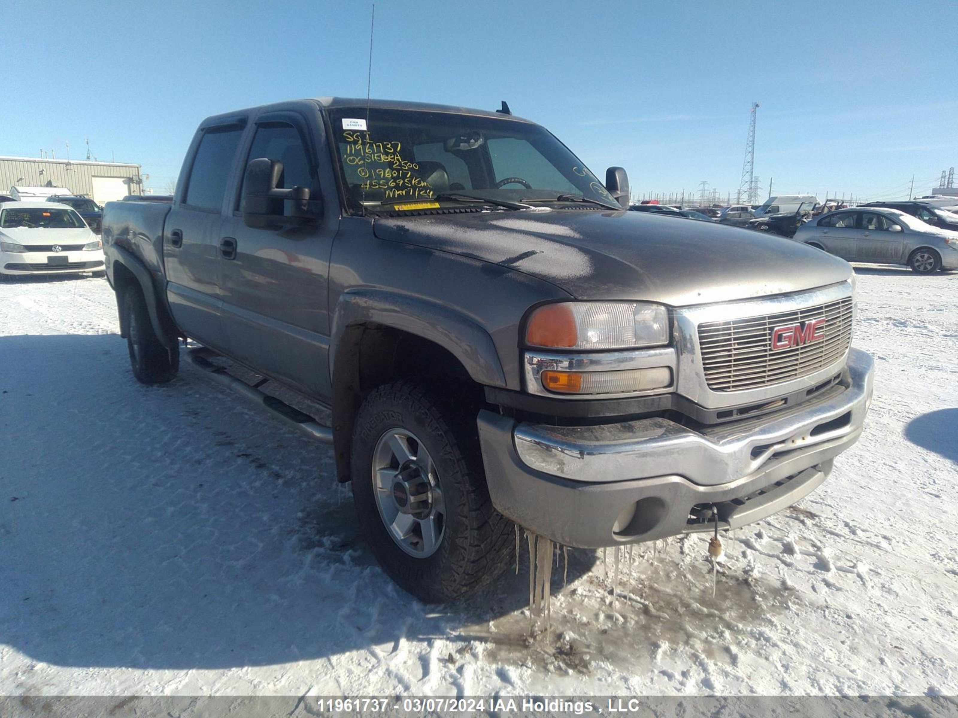 GMC SIERRA 2006 1gthk23d06f196017