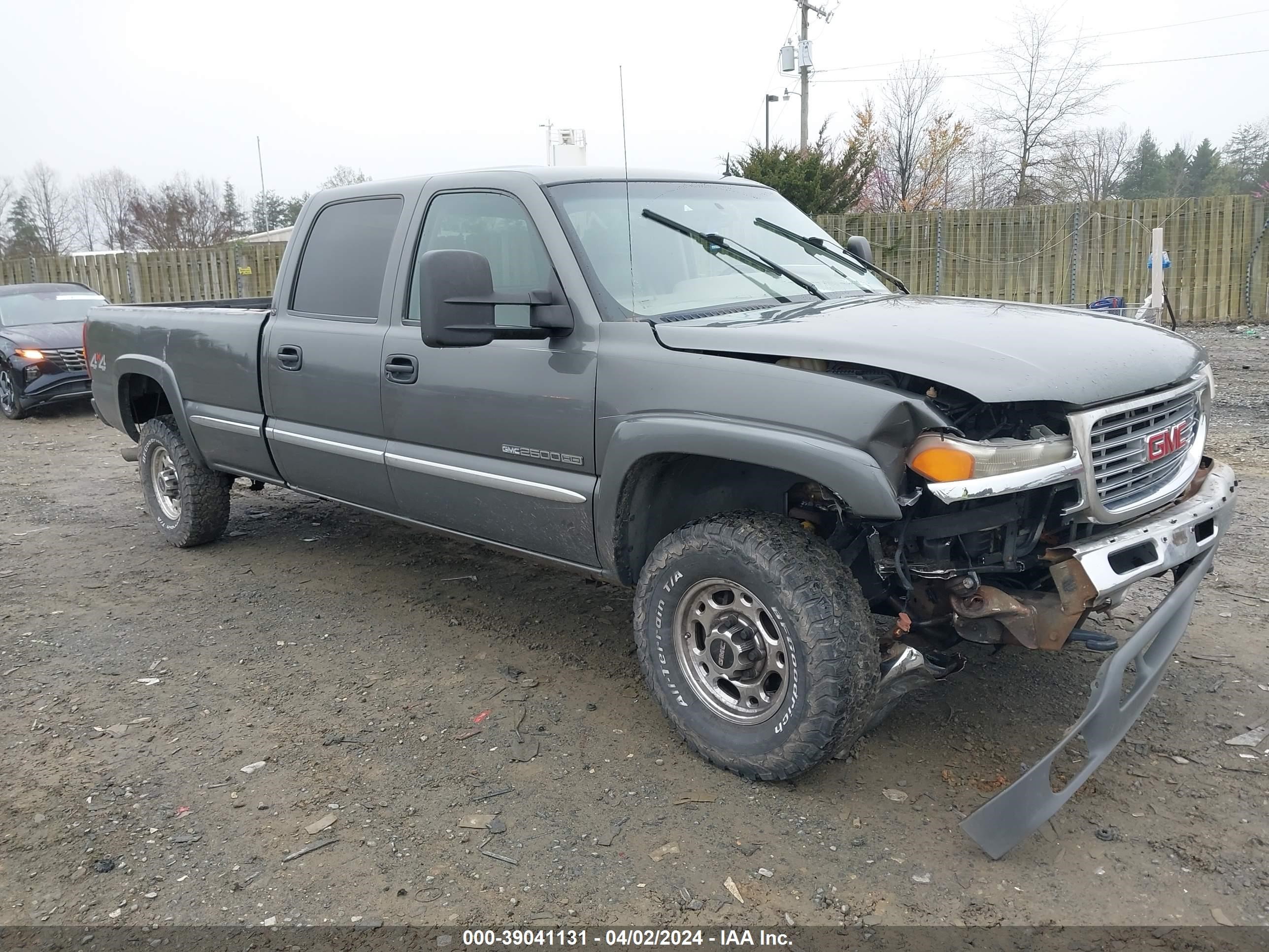 GMC SIERRA 2002 1gthk23g32f177918