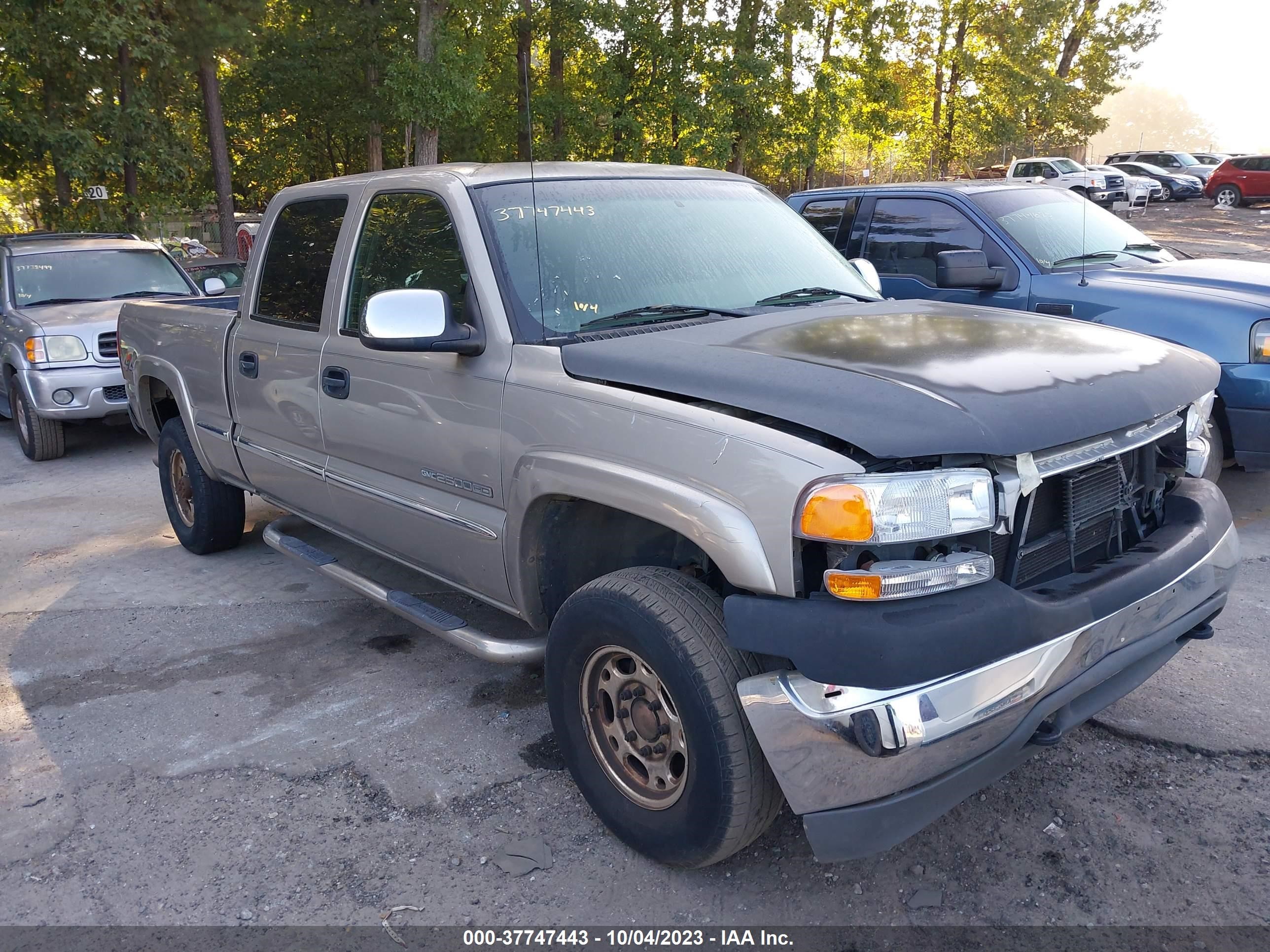 GMC SIERRA 2002 1gthk23u42f144089