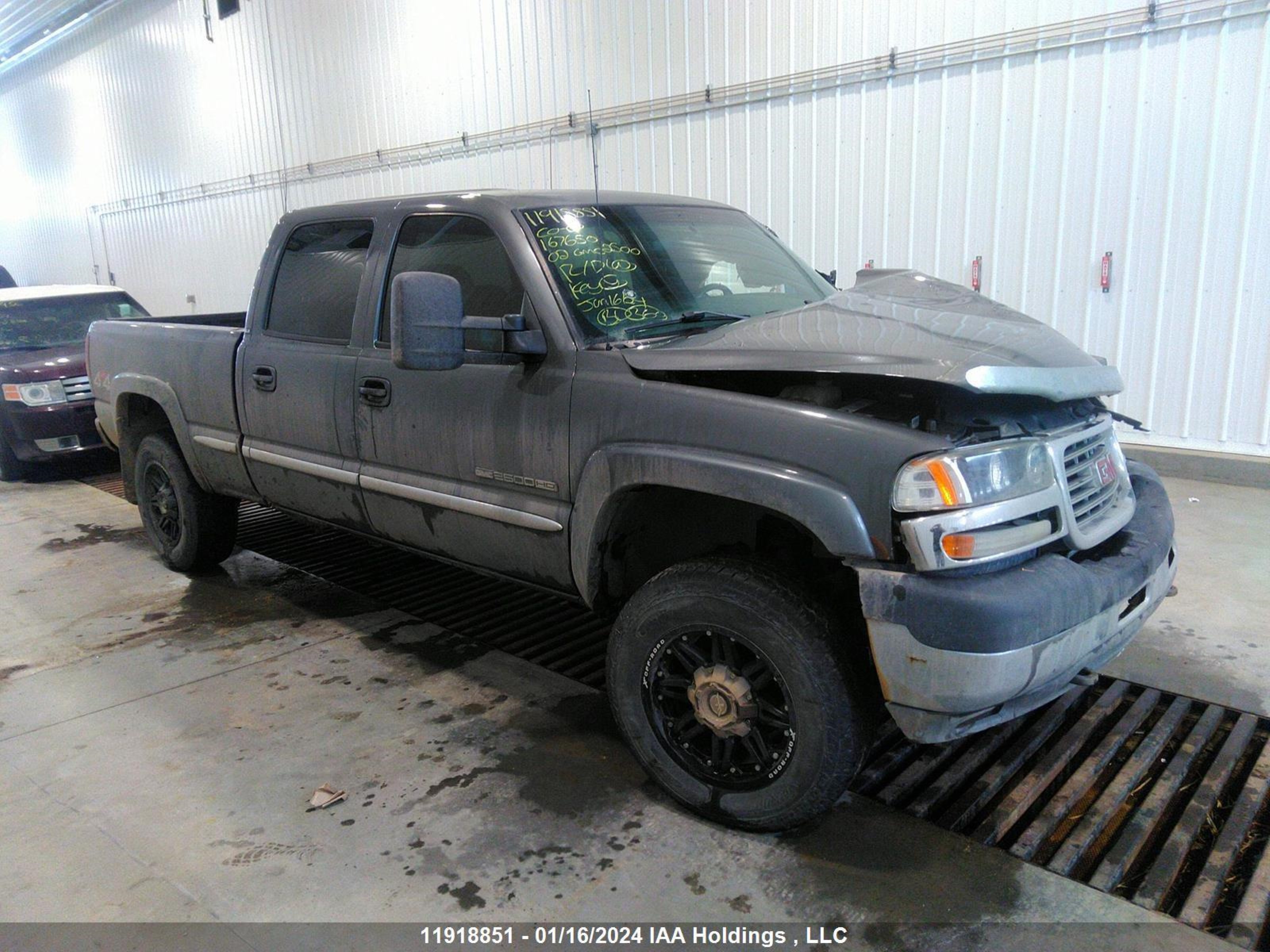 GMC SIERRA 2002 1gthk23u62f167650