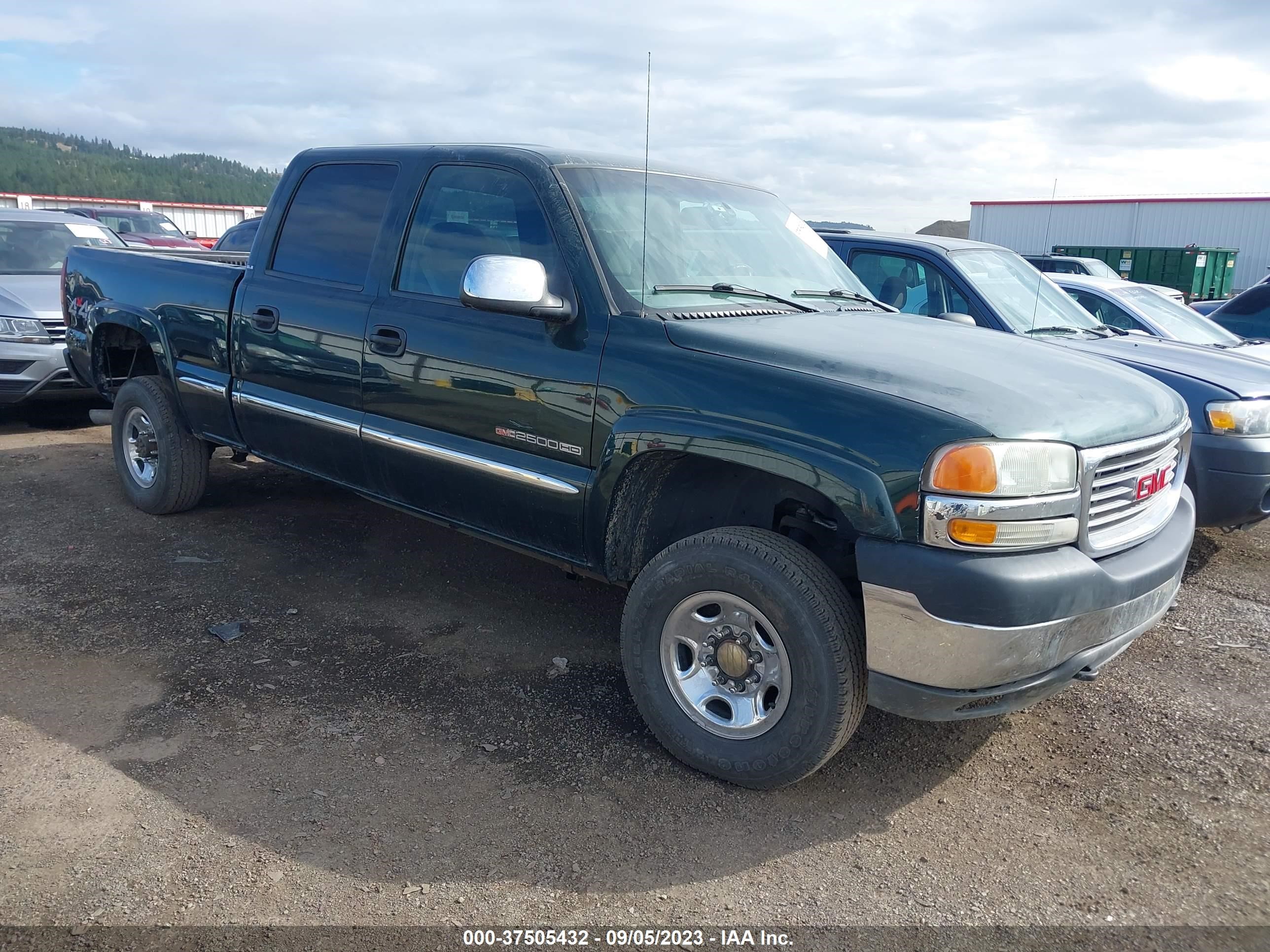 GMC SIERRA 2002 1gthk23ux2f245928