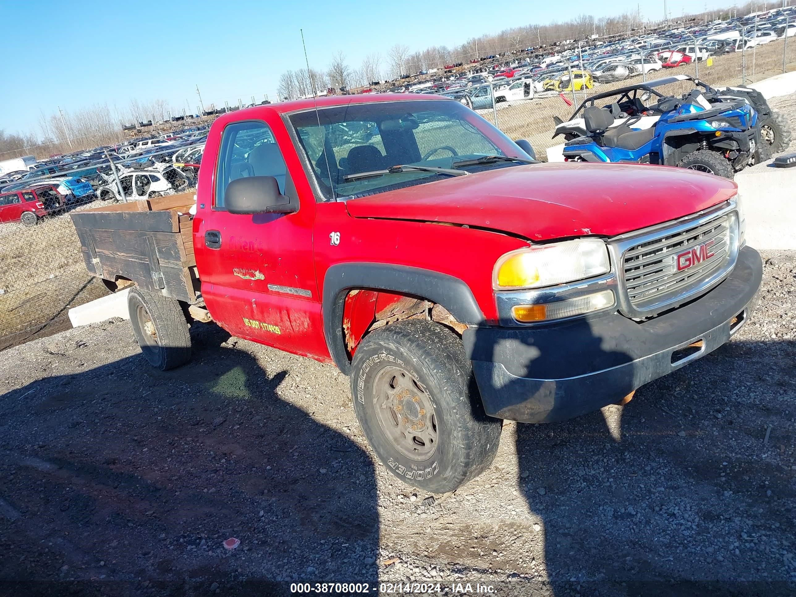 GMC SIERRA 2001 1gthk24u71e184461