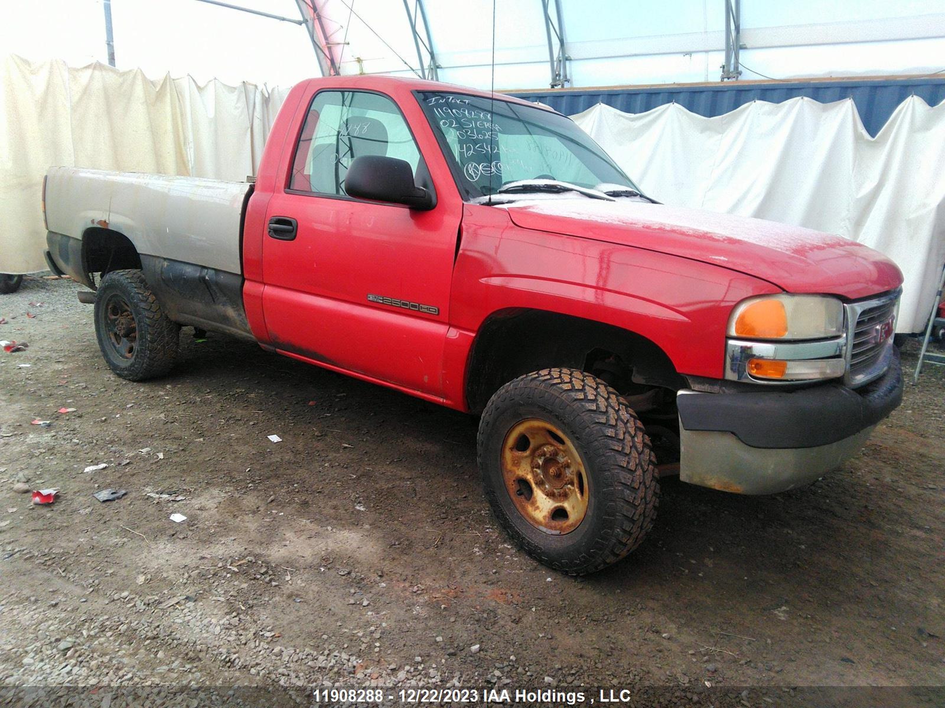 GMC SIERRA 2002 1gthk24u72e203625