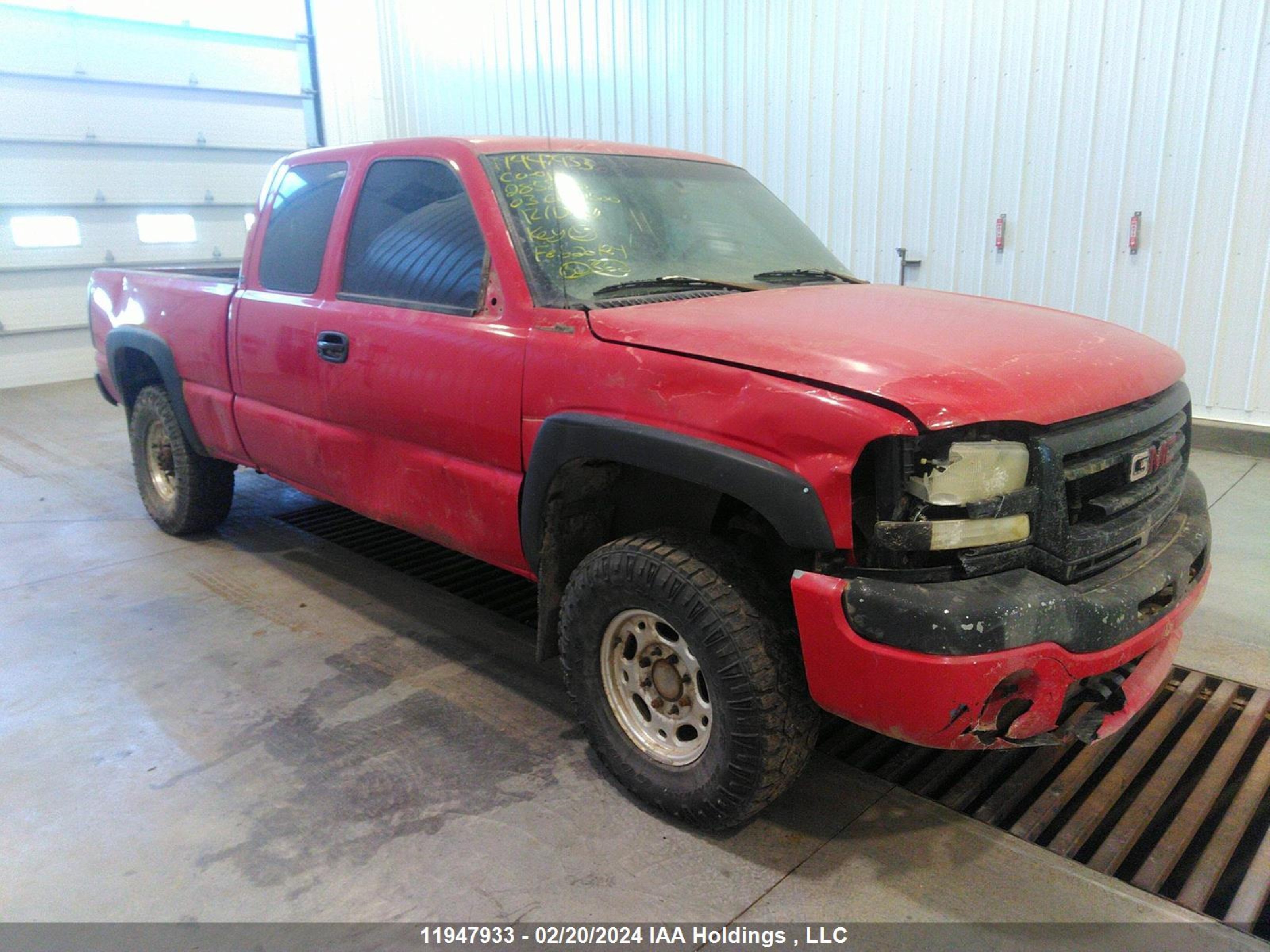 GMC SIERRA 2003 1gthk29133e285840