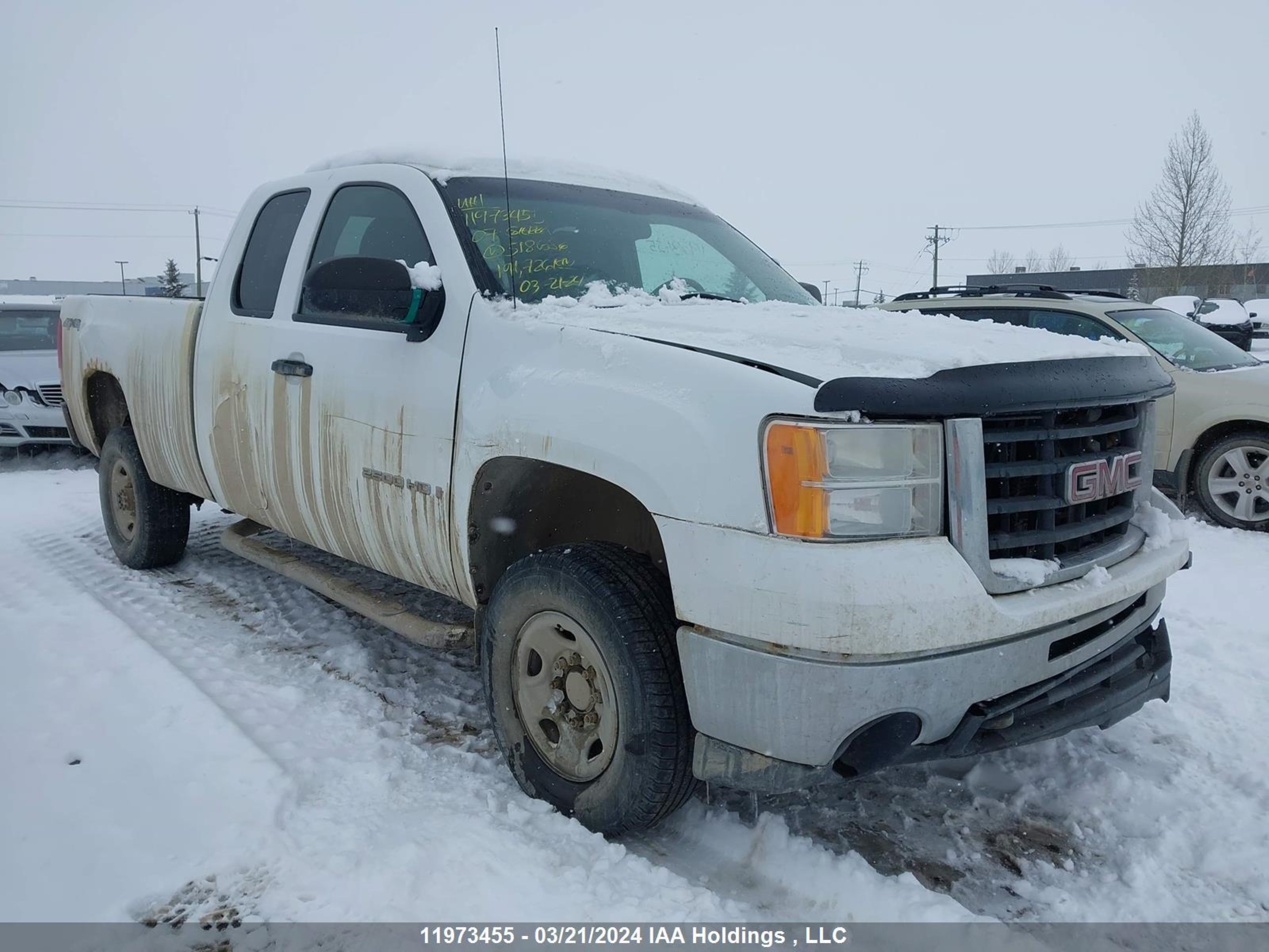 GMC SIERRA 2007 1gthk29k47e518686