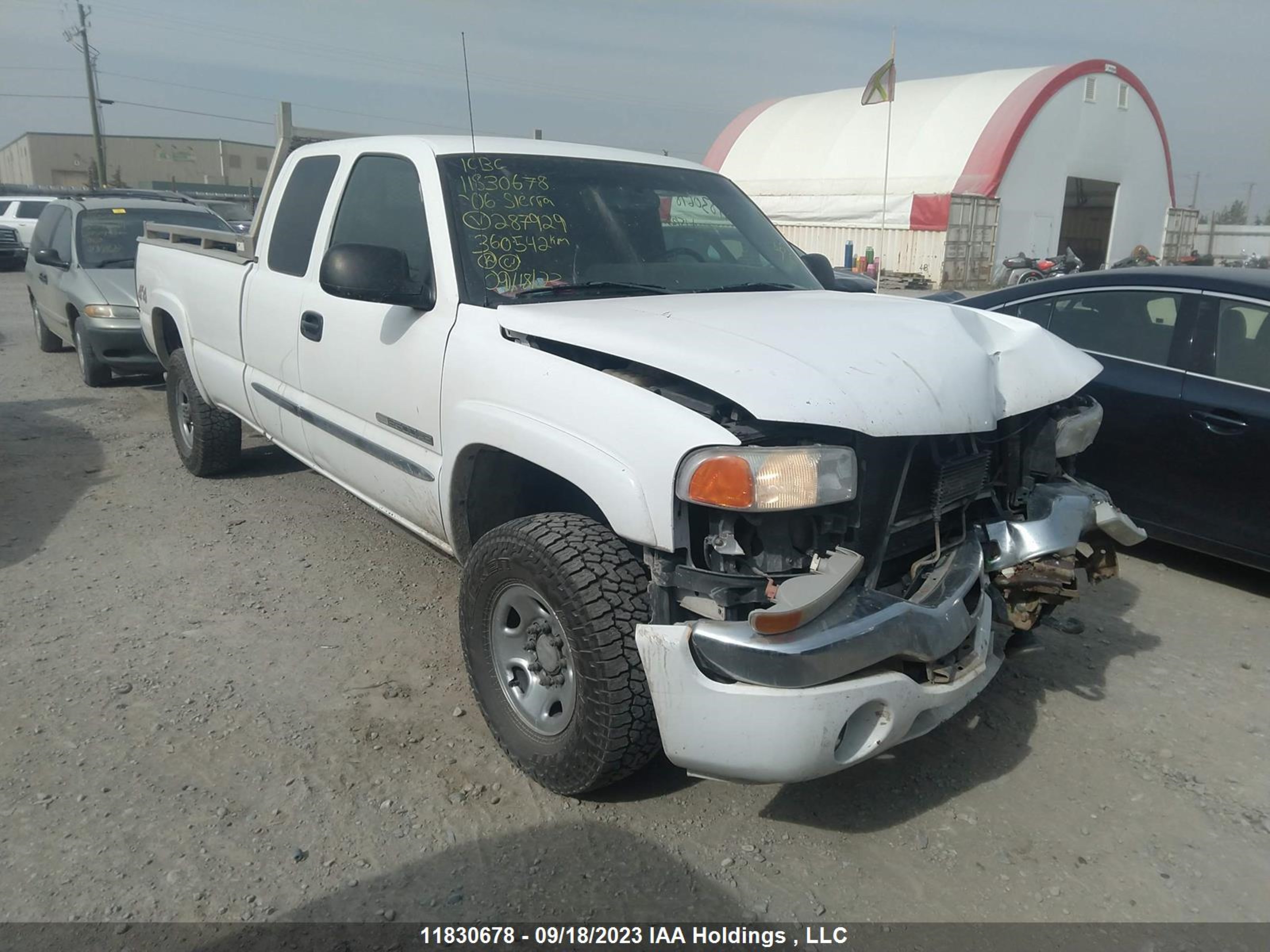 GMC SIERRA 2006 1gthk29u96e287929