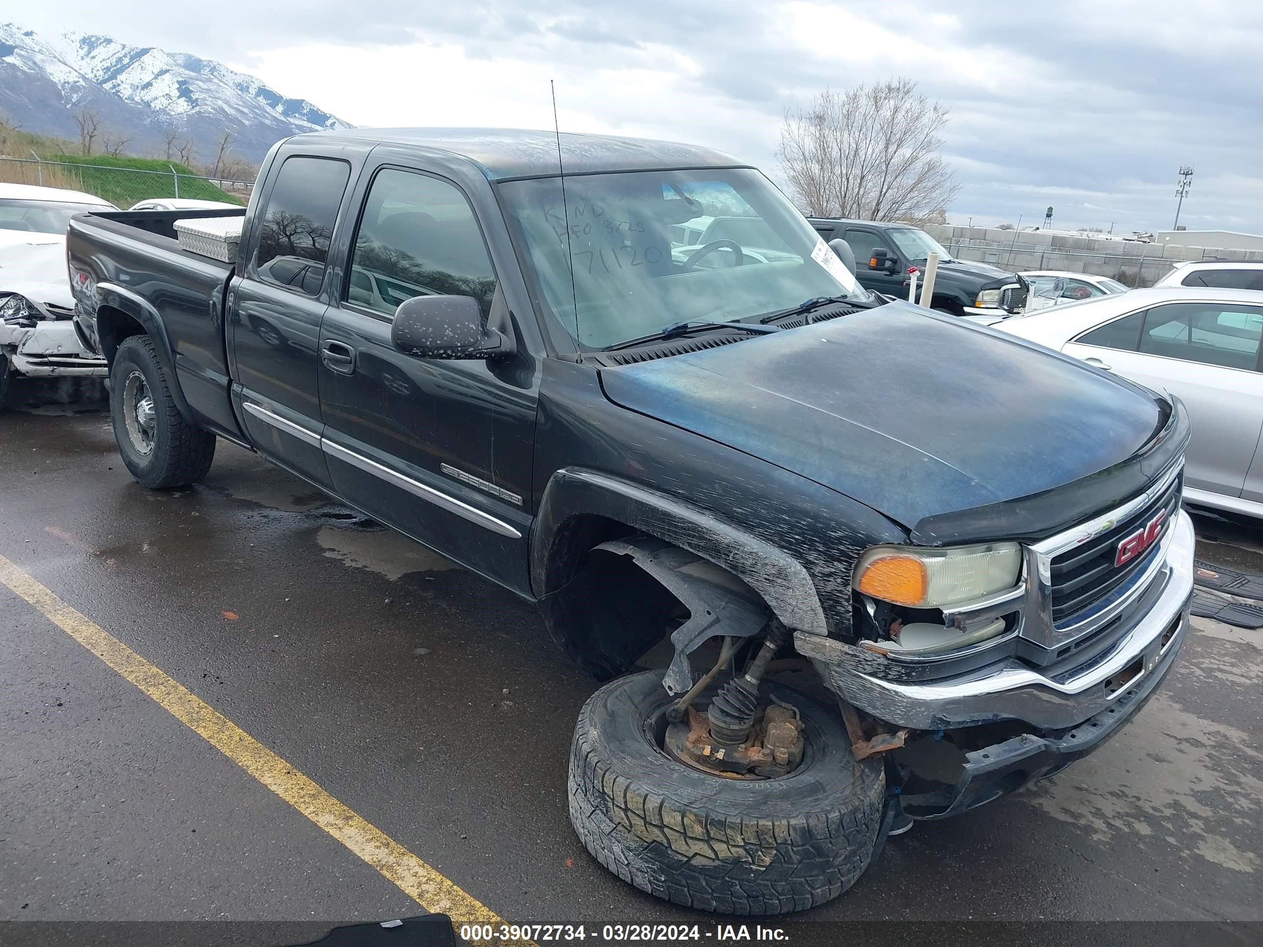 GMC SIERRA 2003 1gthk29ux3e171120