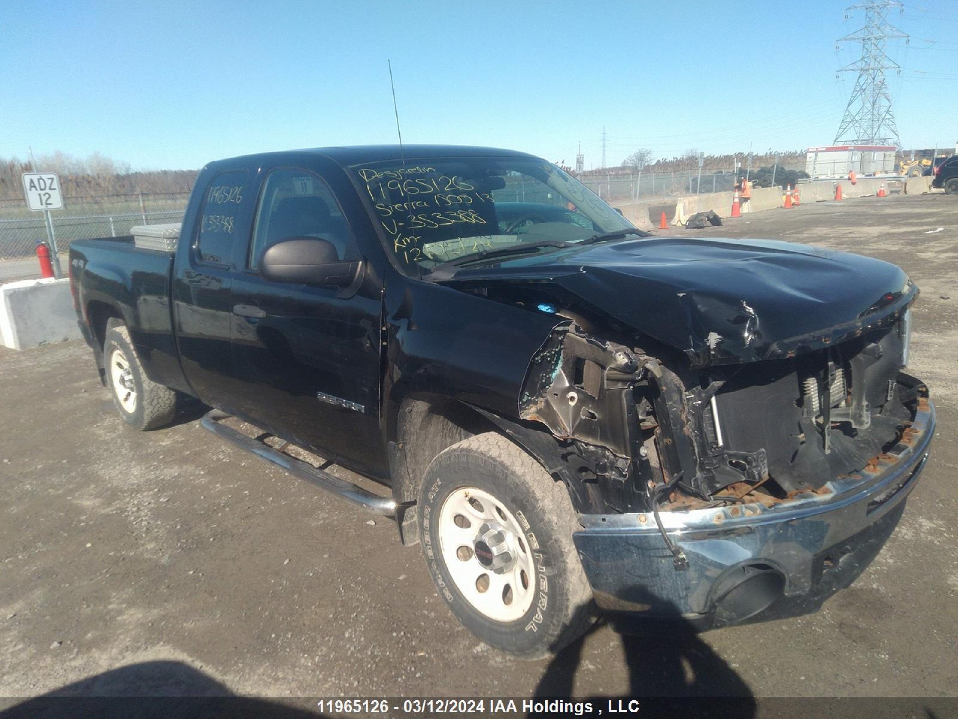 GMC SIERRA 2013 1gtr2te73dz353388