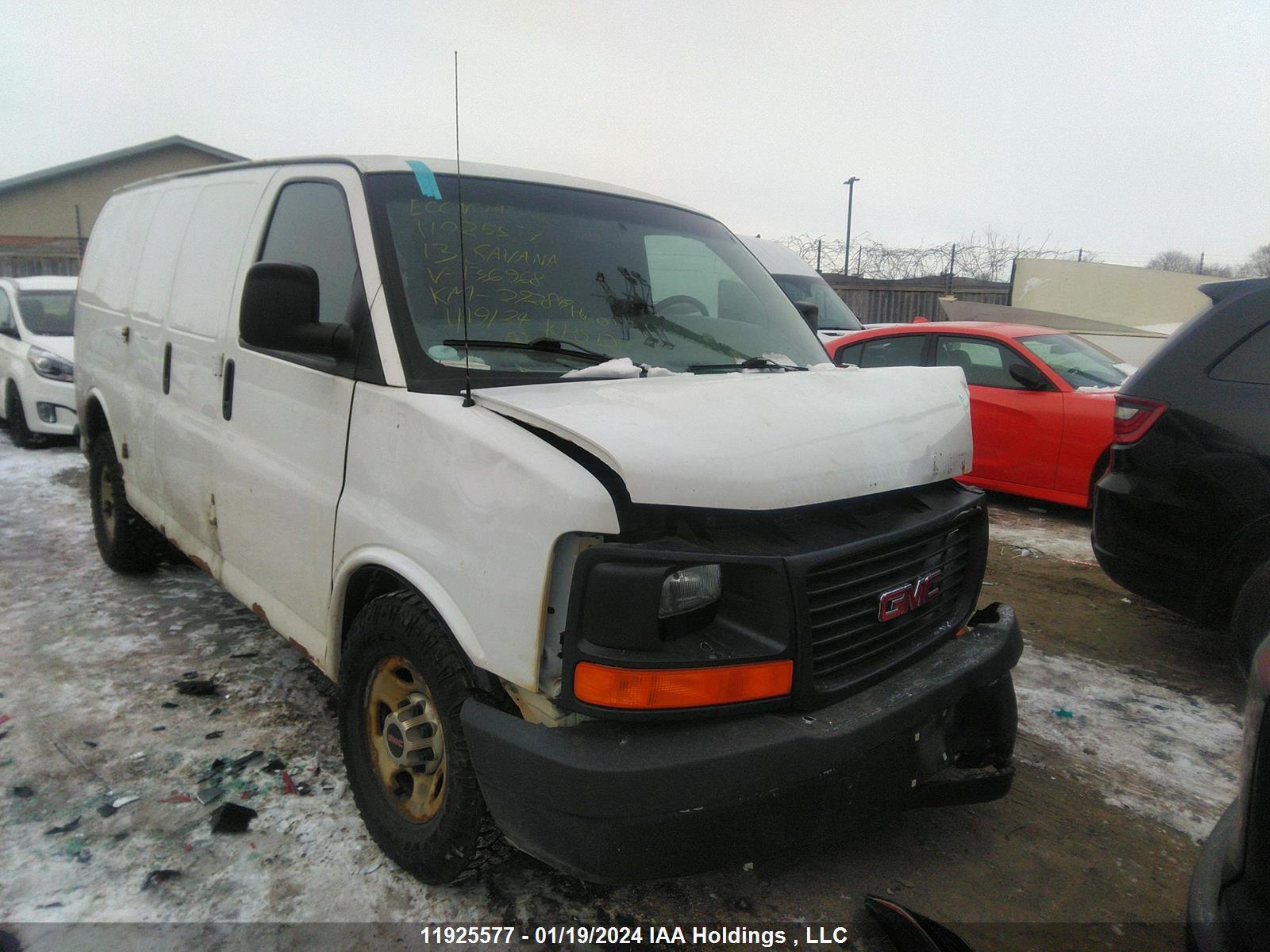 GMC SAVANA 2013 1gtw7fba4d1136968