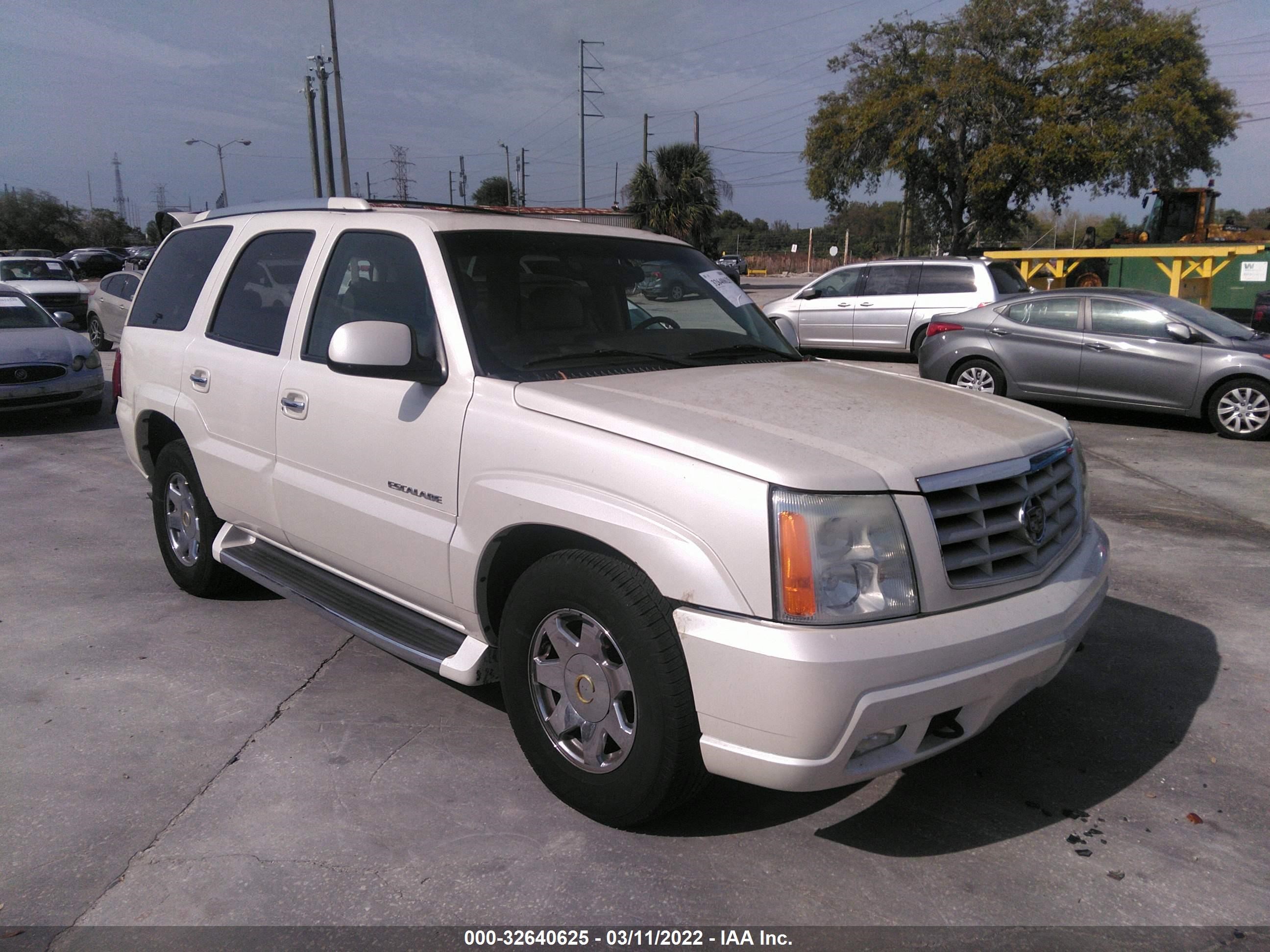 CADILLAC ESCALADE 2003 1gyec63t13r283346