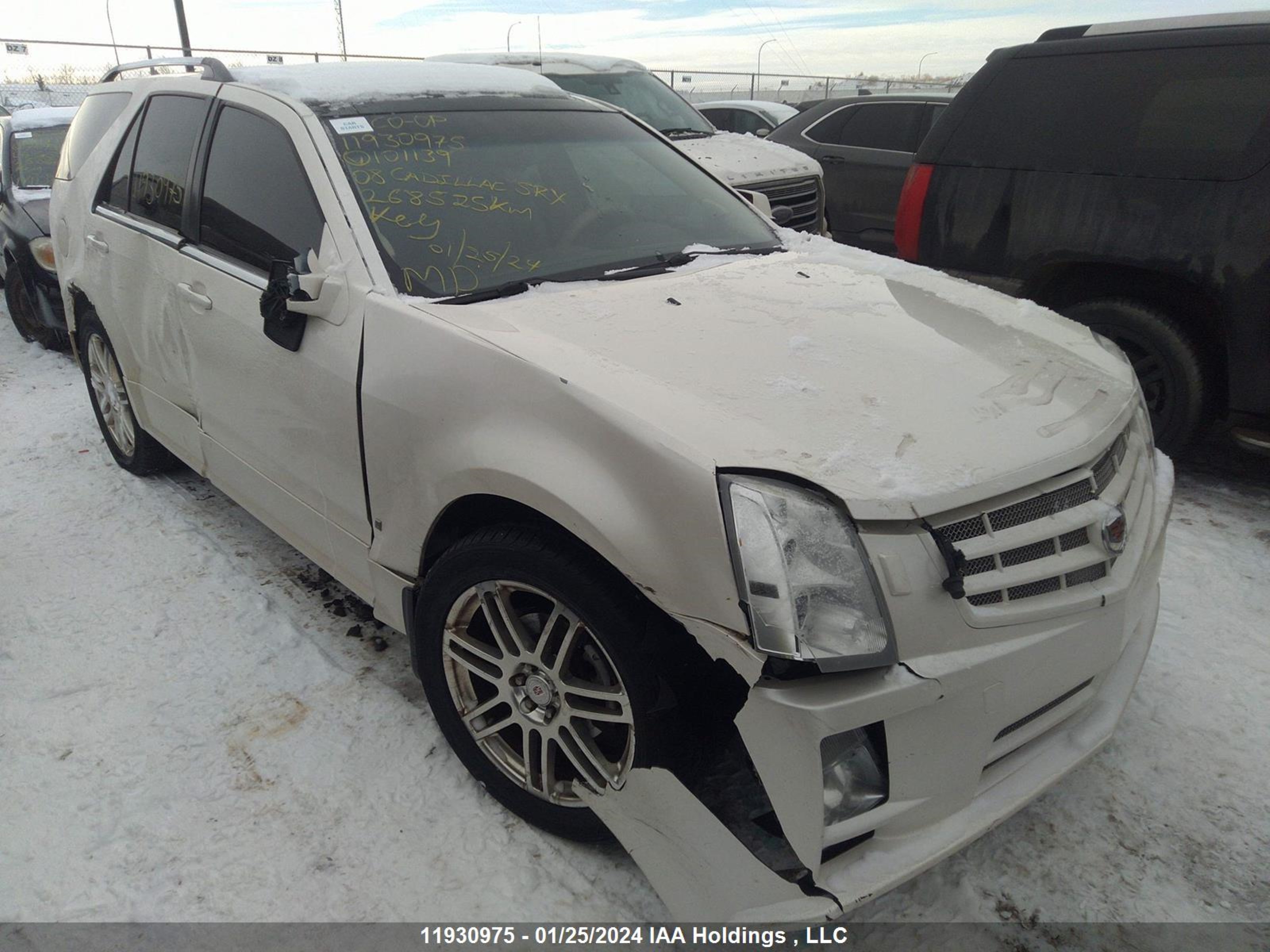 CADILLAC SRX 2008 1gyee637780101139