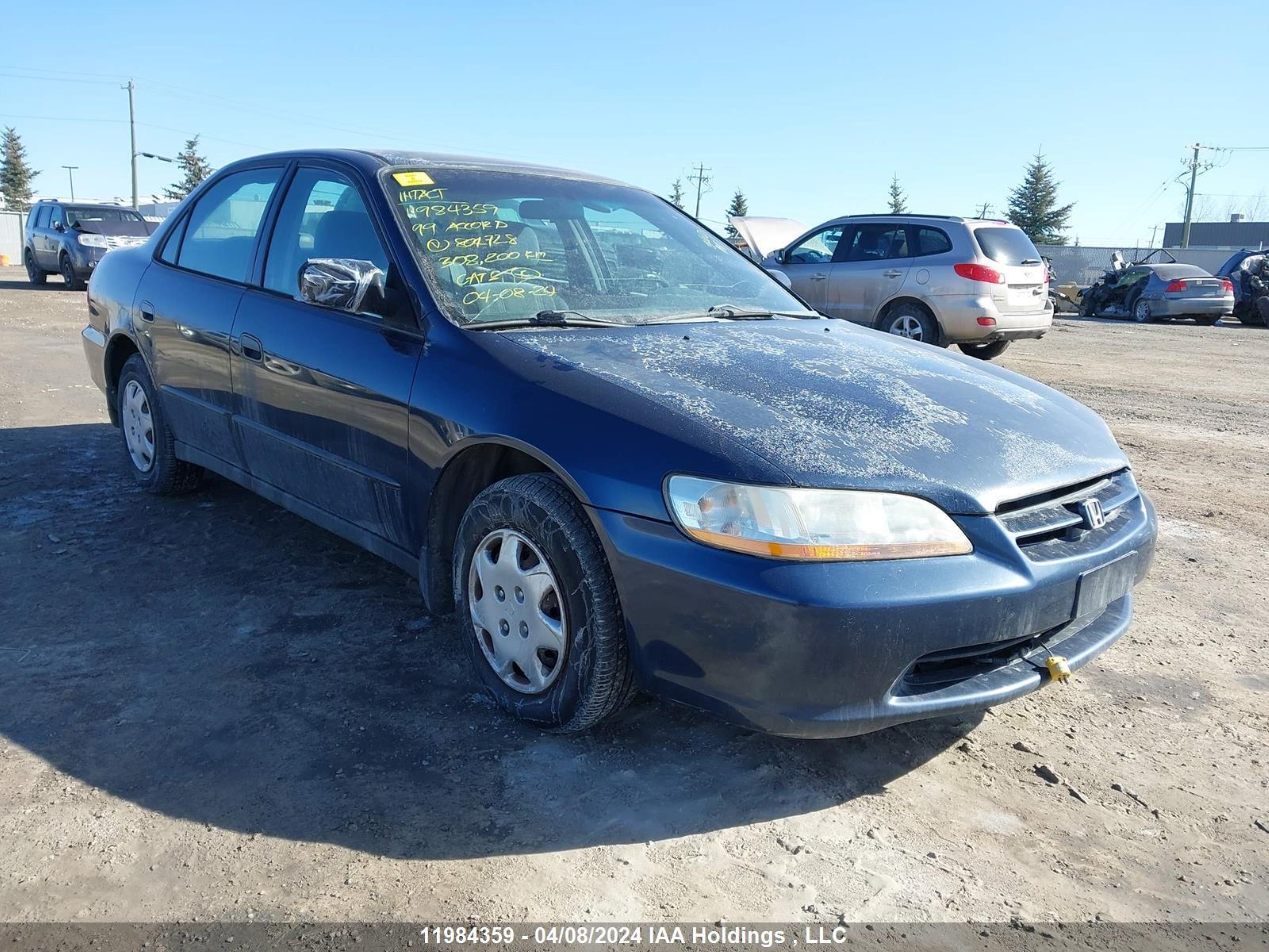 HONDA ACCORD 1999 1hgcf8640xa804728