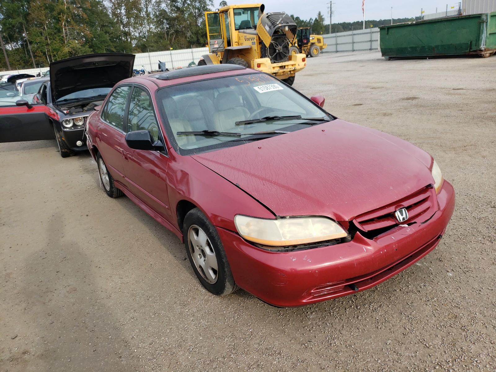 HONDA ACCORD EX 2001 1hgcg16501a010509