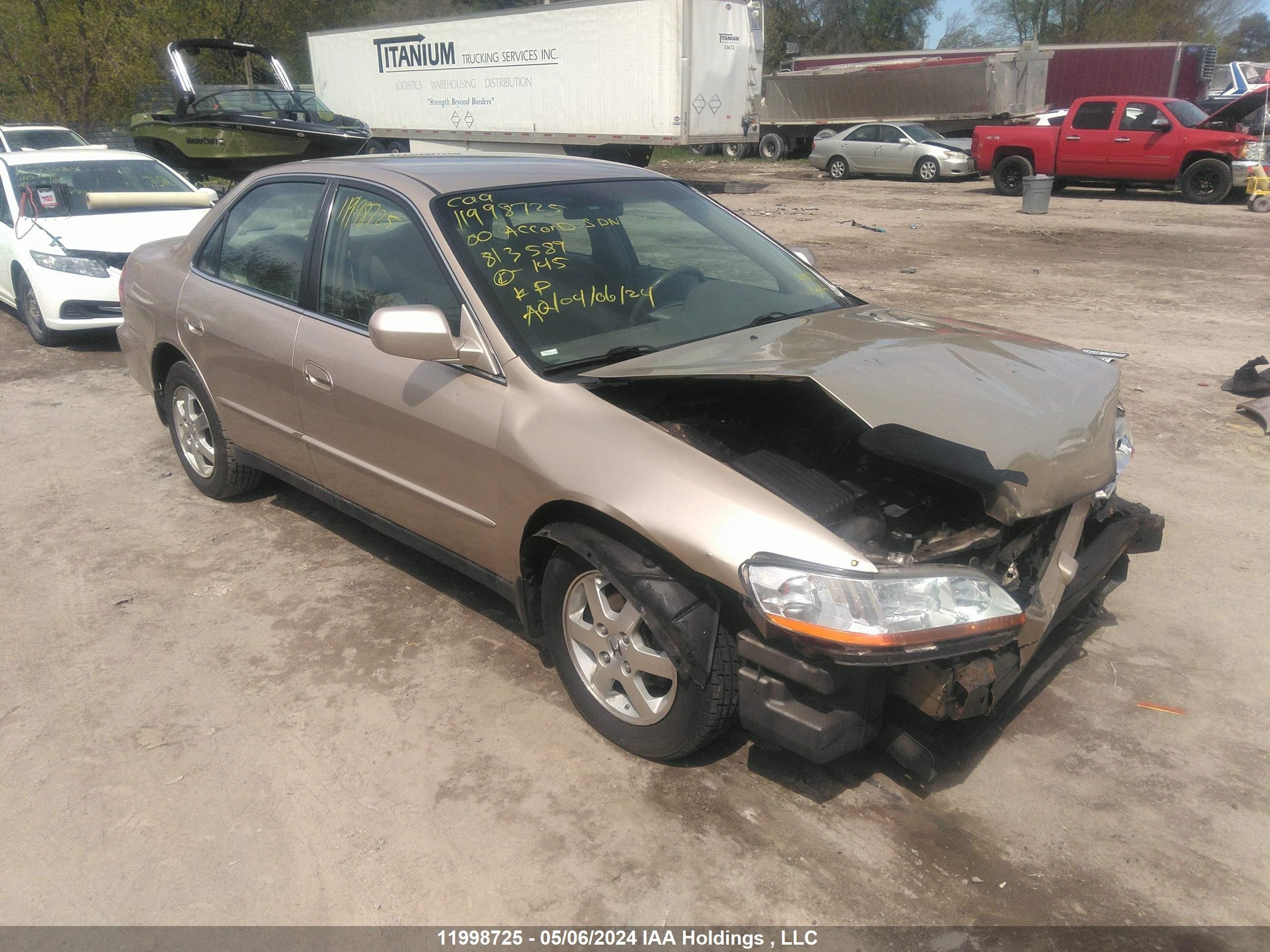 HONDA ACCORD 2000 1hgcg5673ya813589