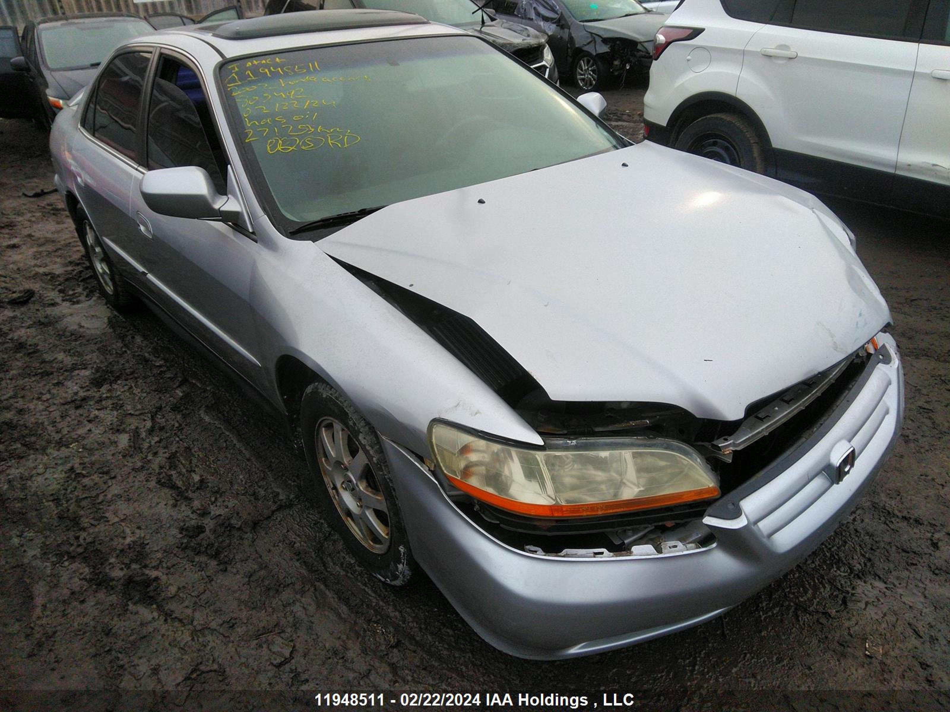 HONDA ACCORD 2002 1hgcg56742a805492