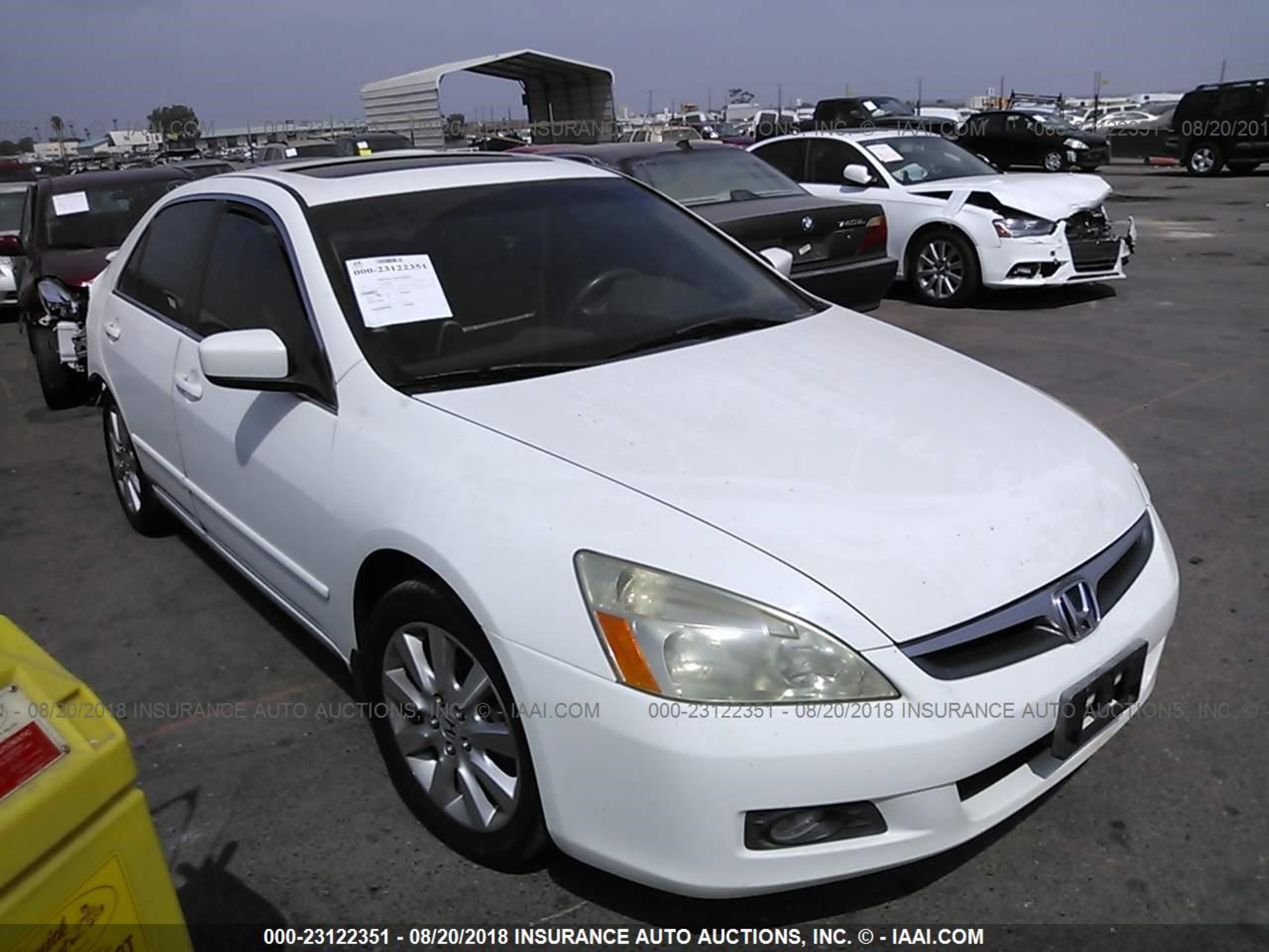 HONDA ACCORD 2007 1hgcm55837a046358