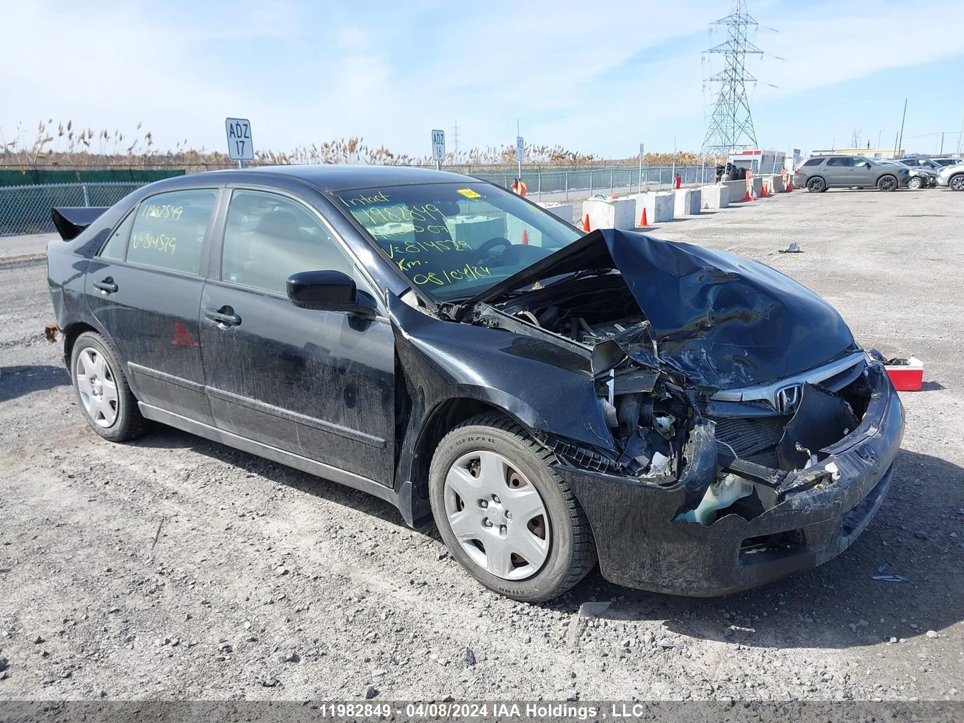 HONDA ACCORD 2007 1hgcm56187a814529