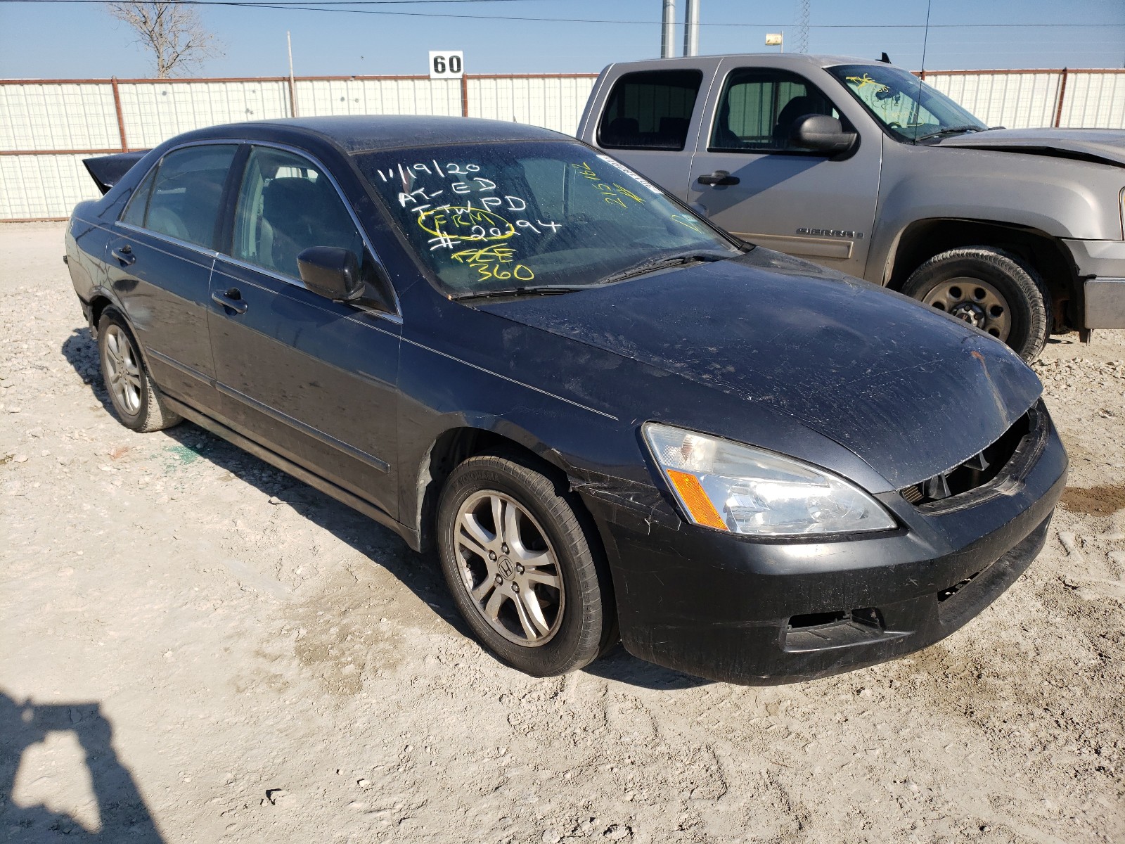 HONDA ACCORD SE 2007 1hgcm56367a215162