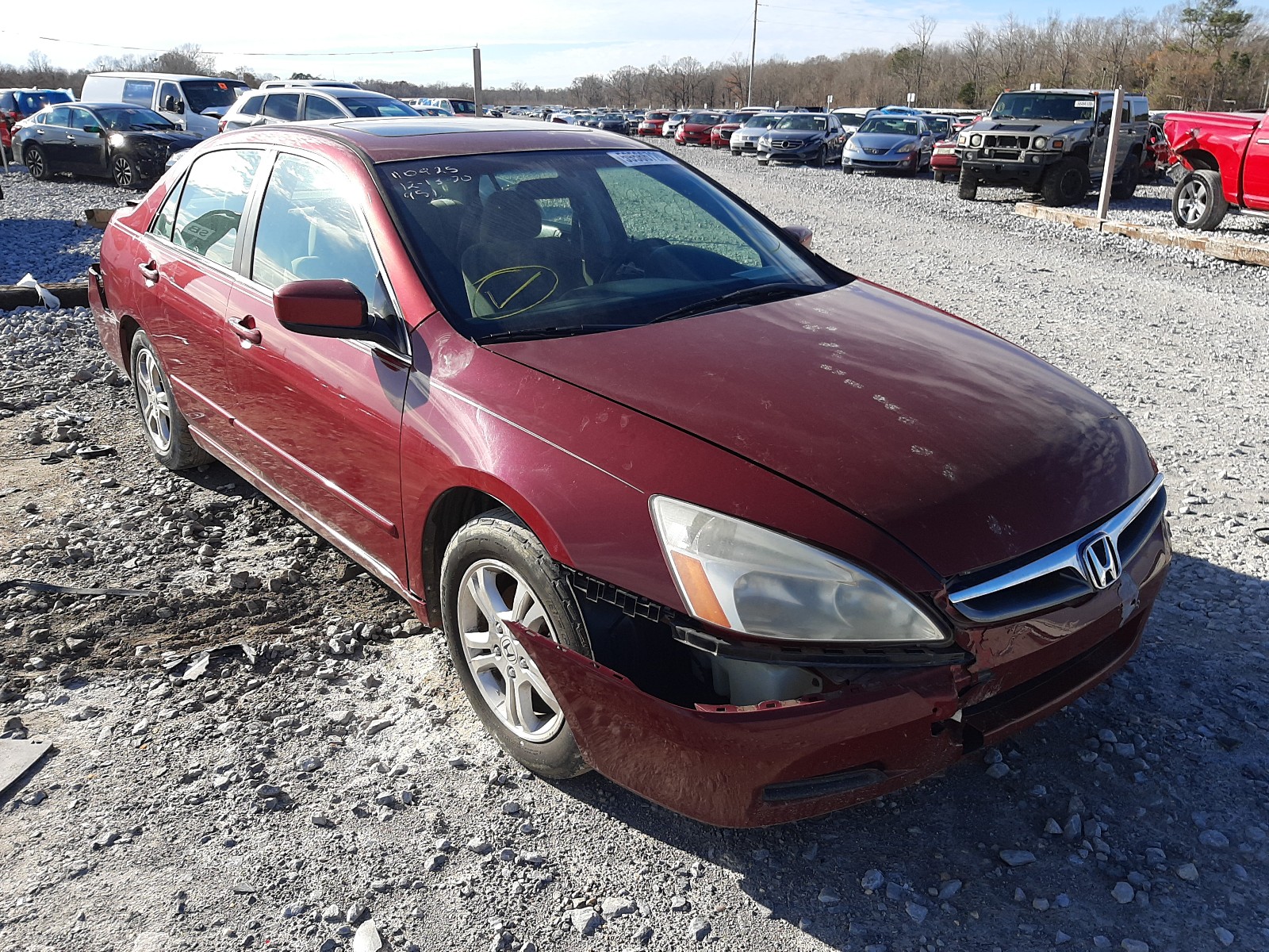 HONDA ACCORD EX 2007 1hgcm56777a167187