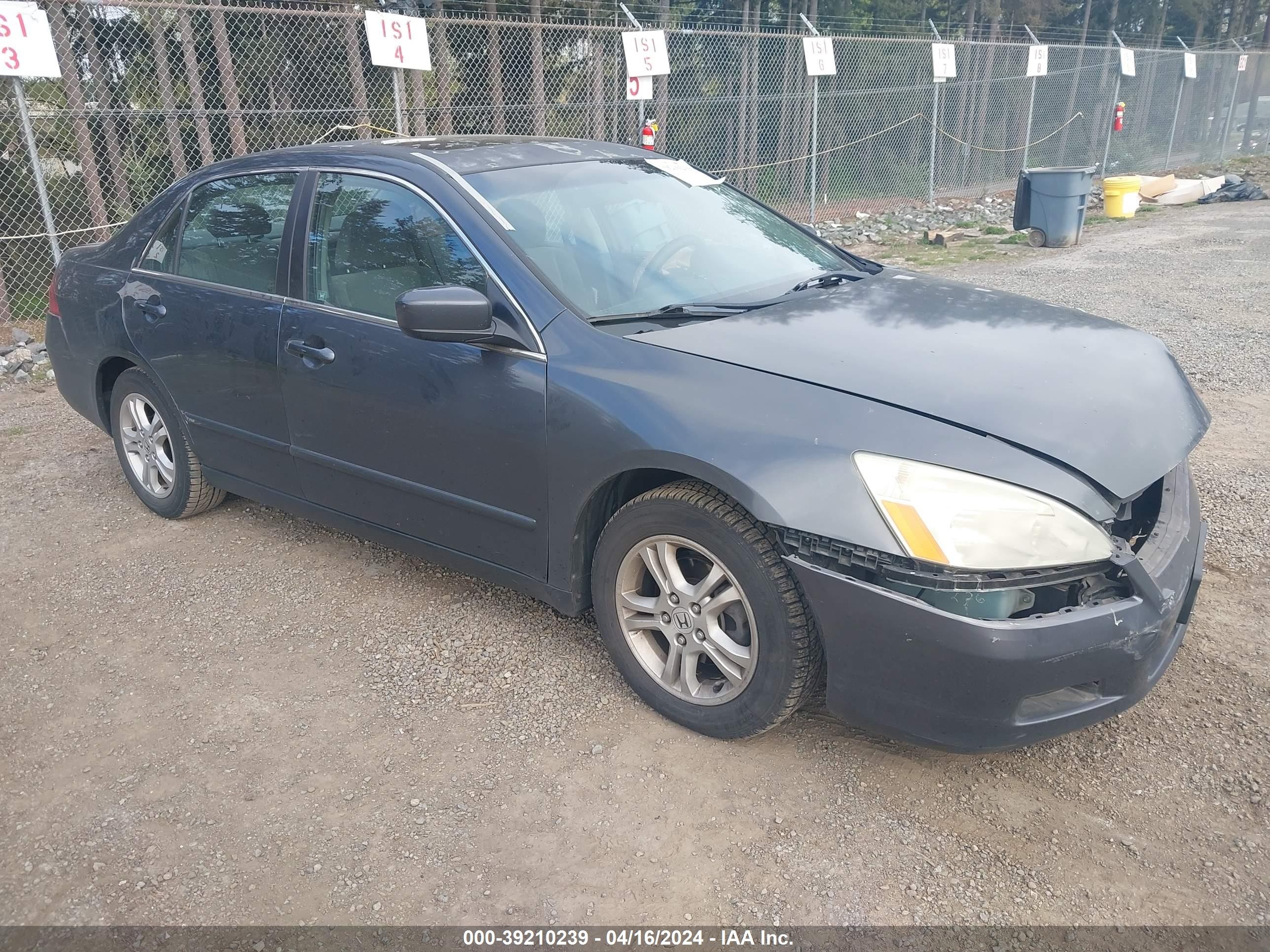 HONDA ACCORD 2007 1hgcm567x7a153302