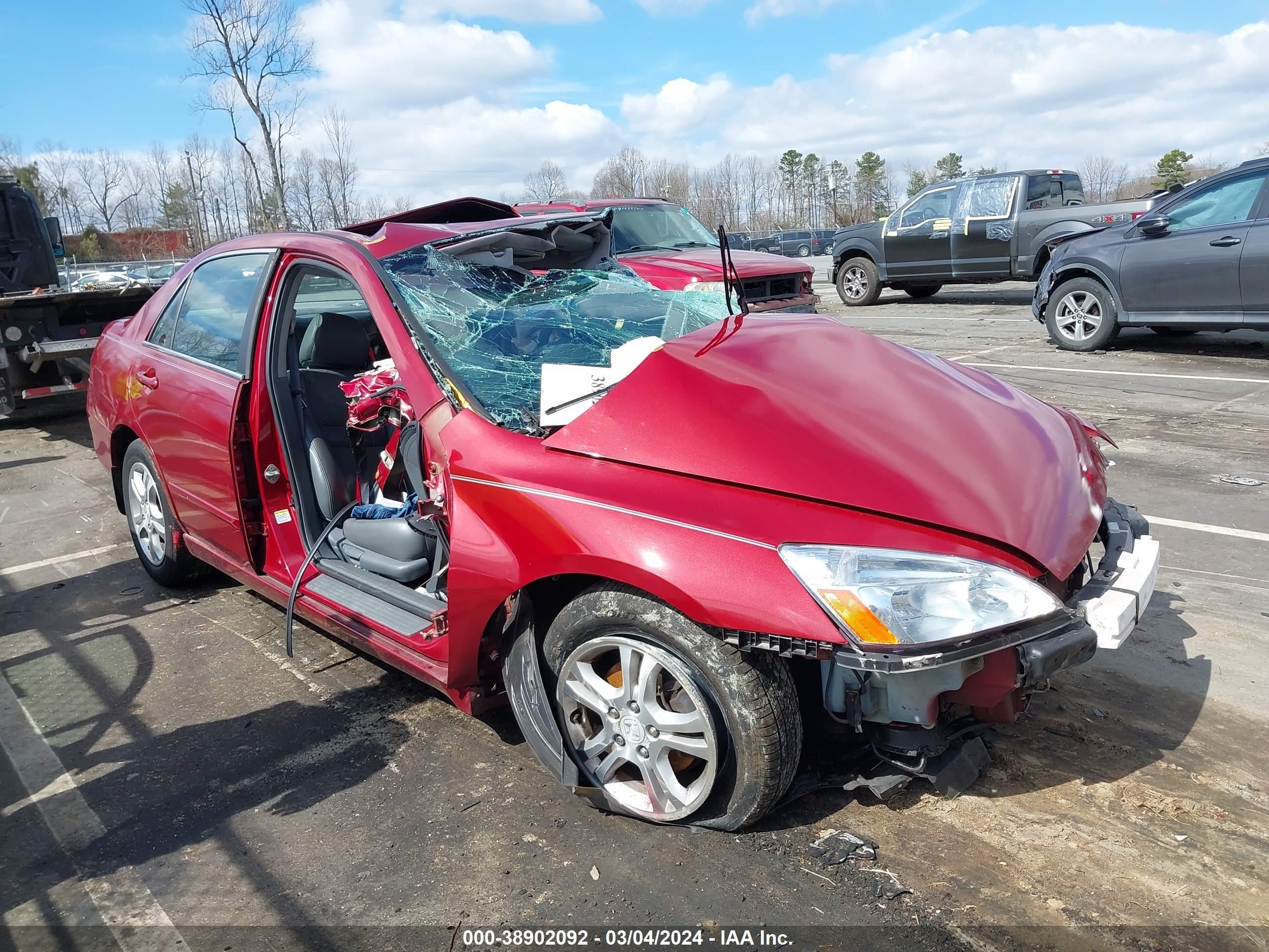 HONDA ACCORD 2007 1hgcm56817a073556