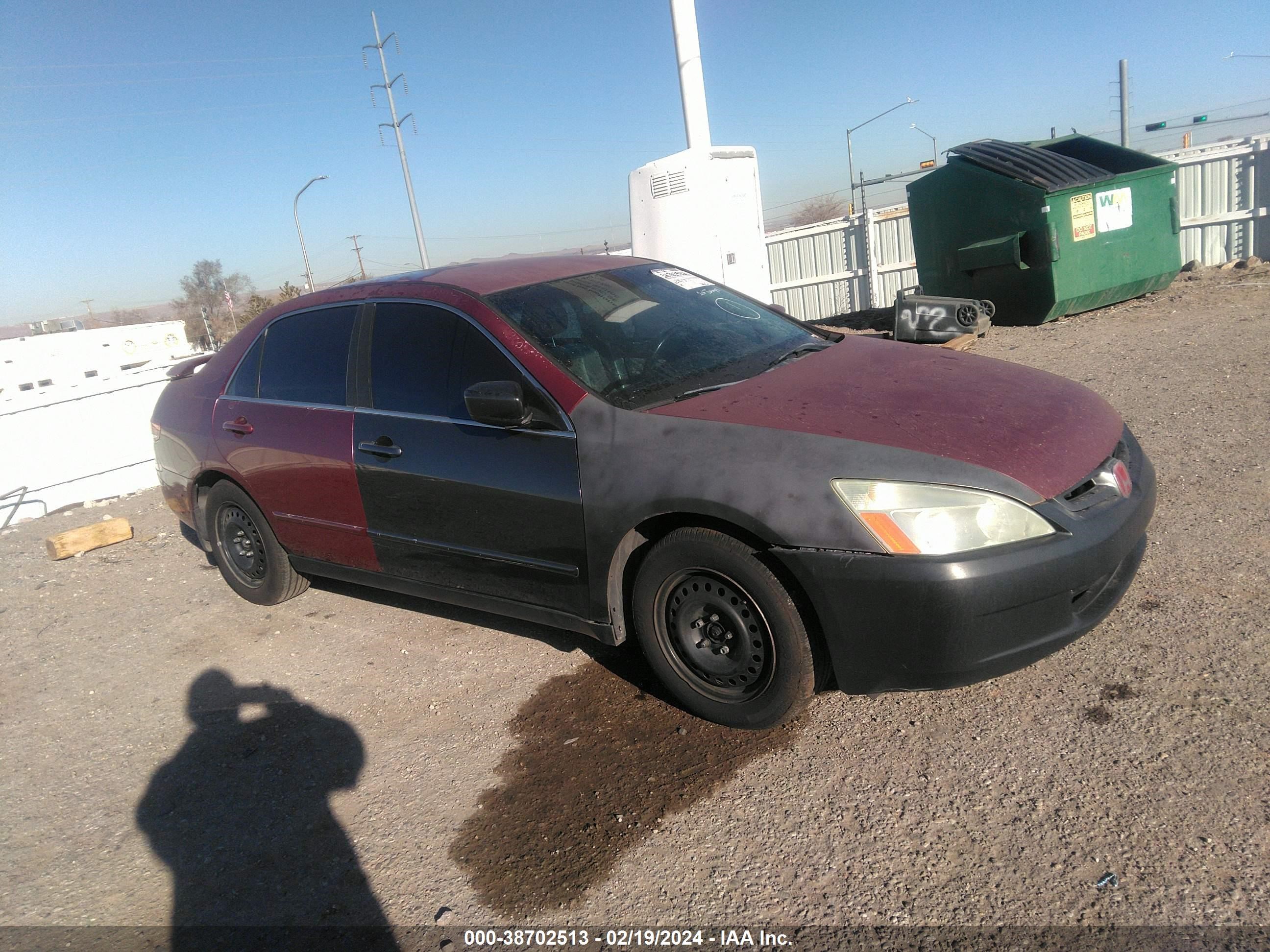 HONDA ACCORD 2003 1hgcm66323a037282