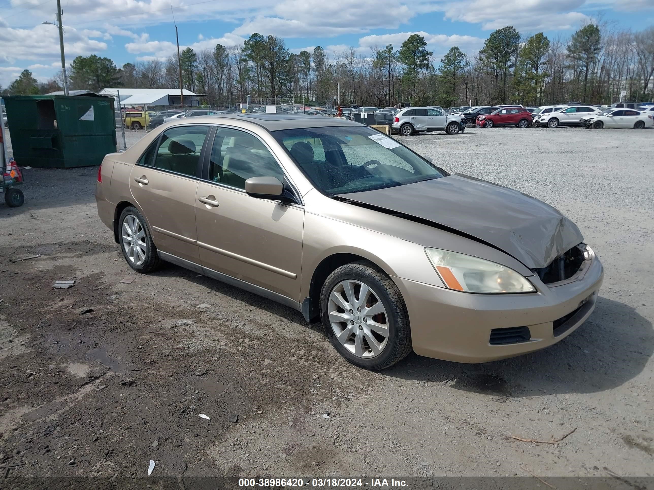 HONDA ACCORD 2006 1hgcm66356a024787