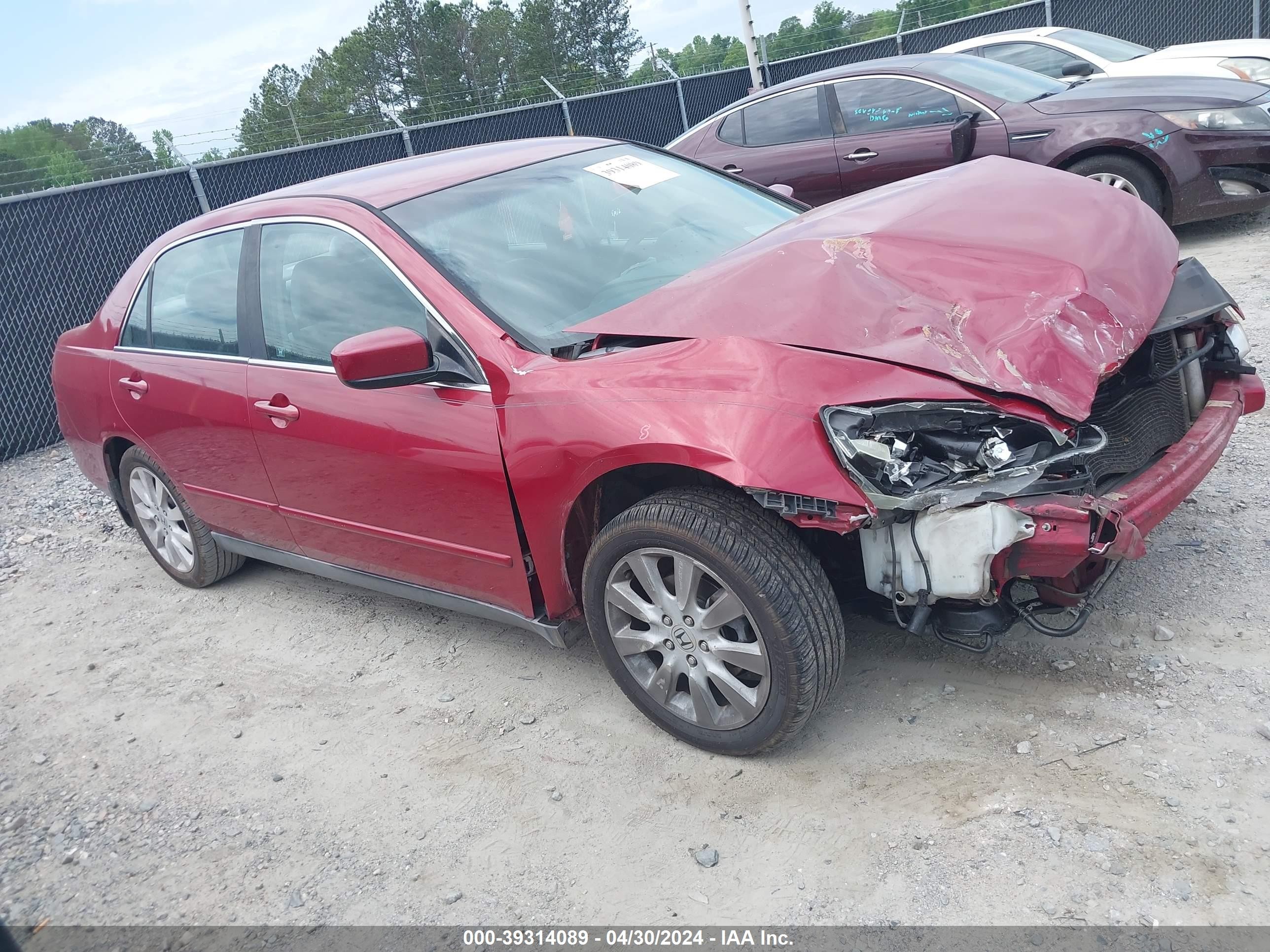 HONDA ACCORD 2007 1hgcm66477a058207