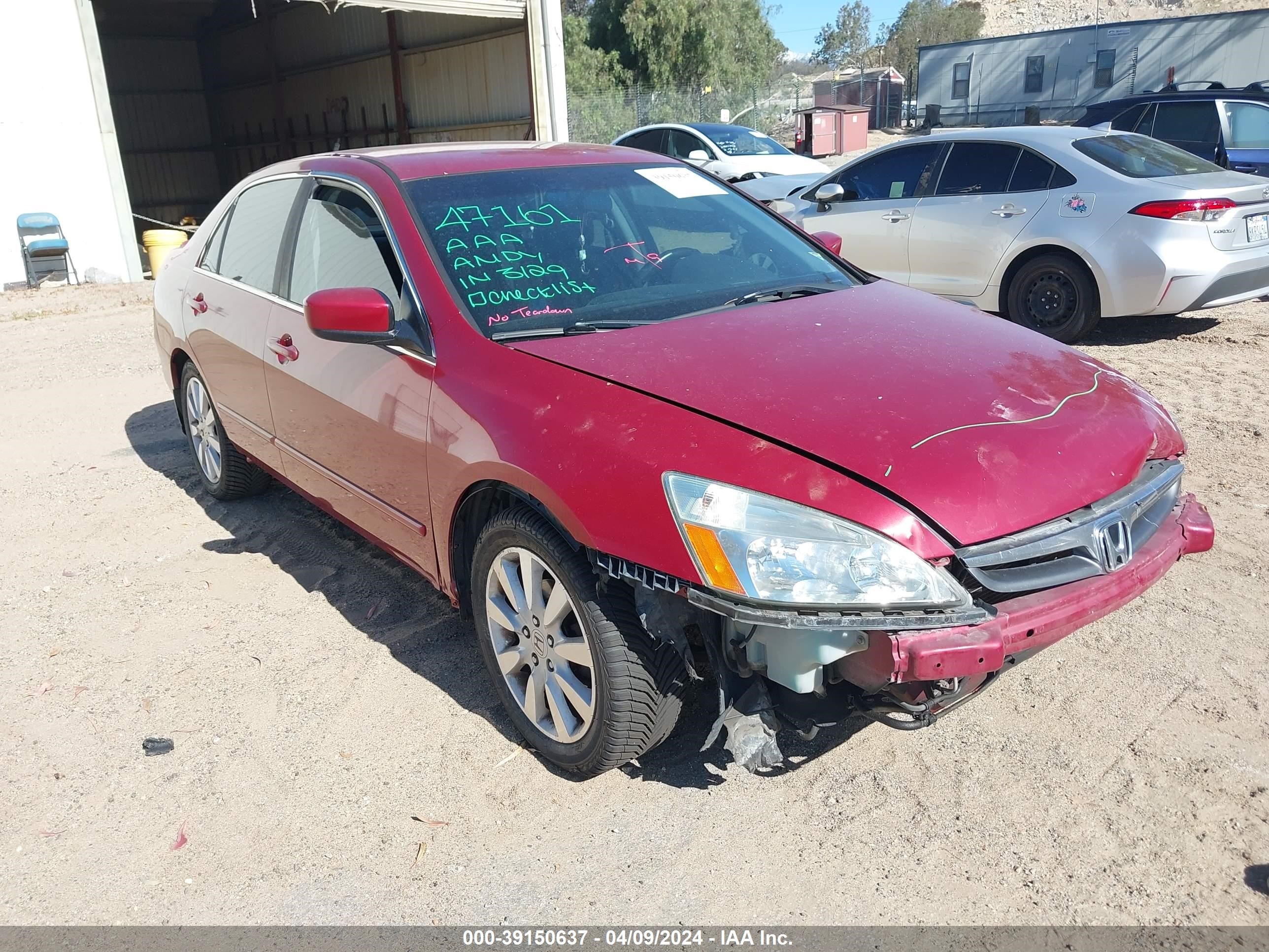 HONDA ACCORD 2007 1hgcm66477a066646