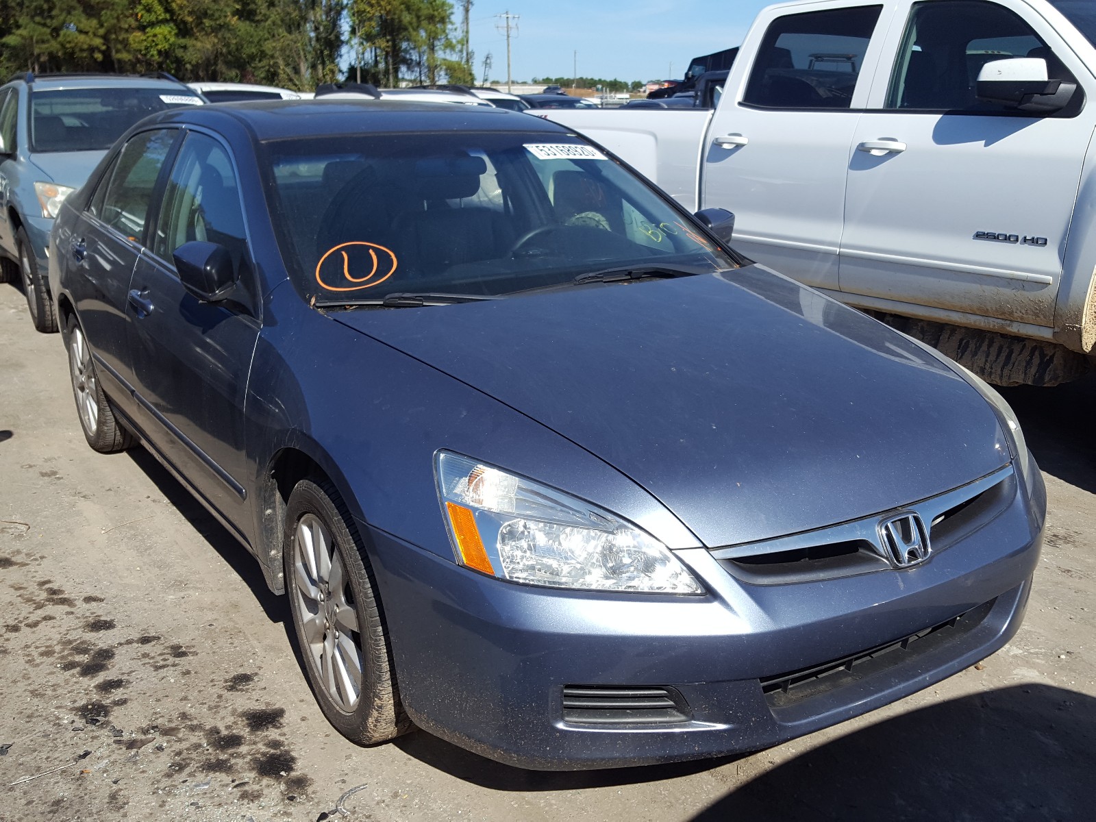 HONDA ACCORD EX 2007 1hgcm66517a093933