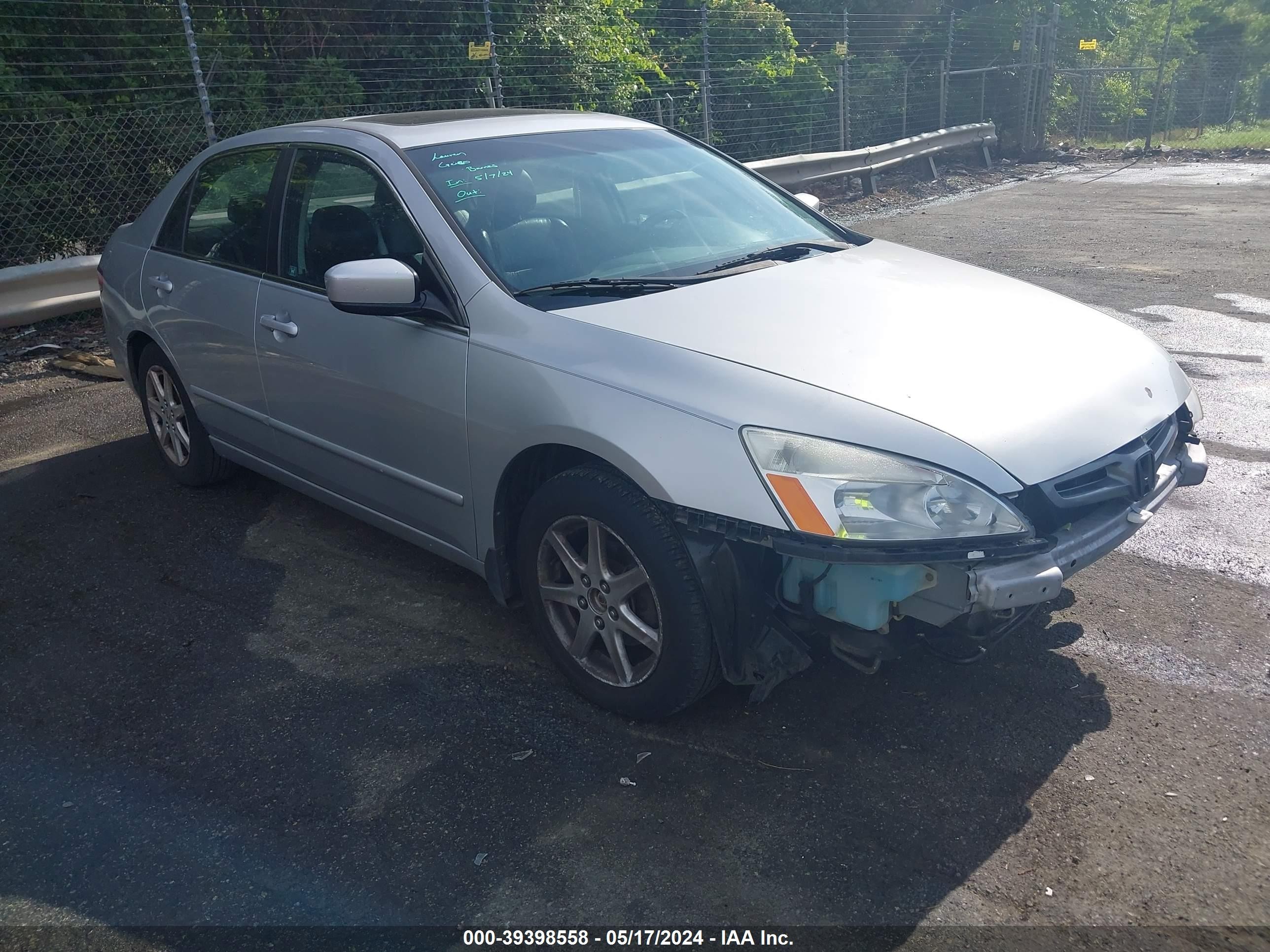 HONDA ACCORD 2004 1hgcm665x4a010186