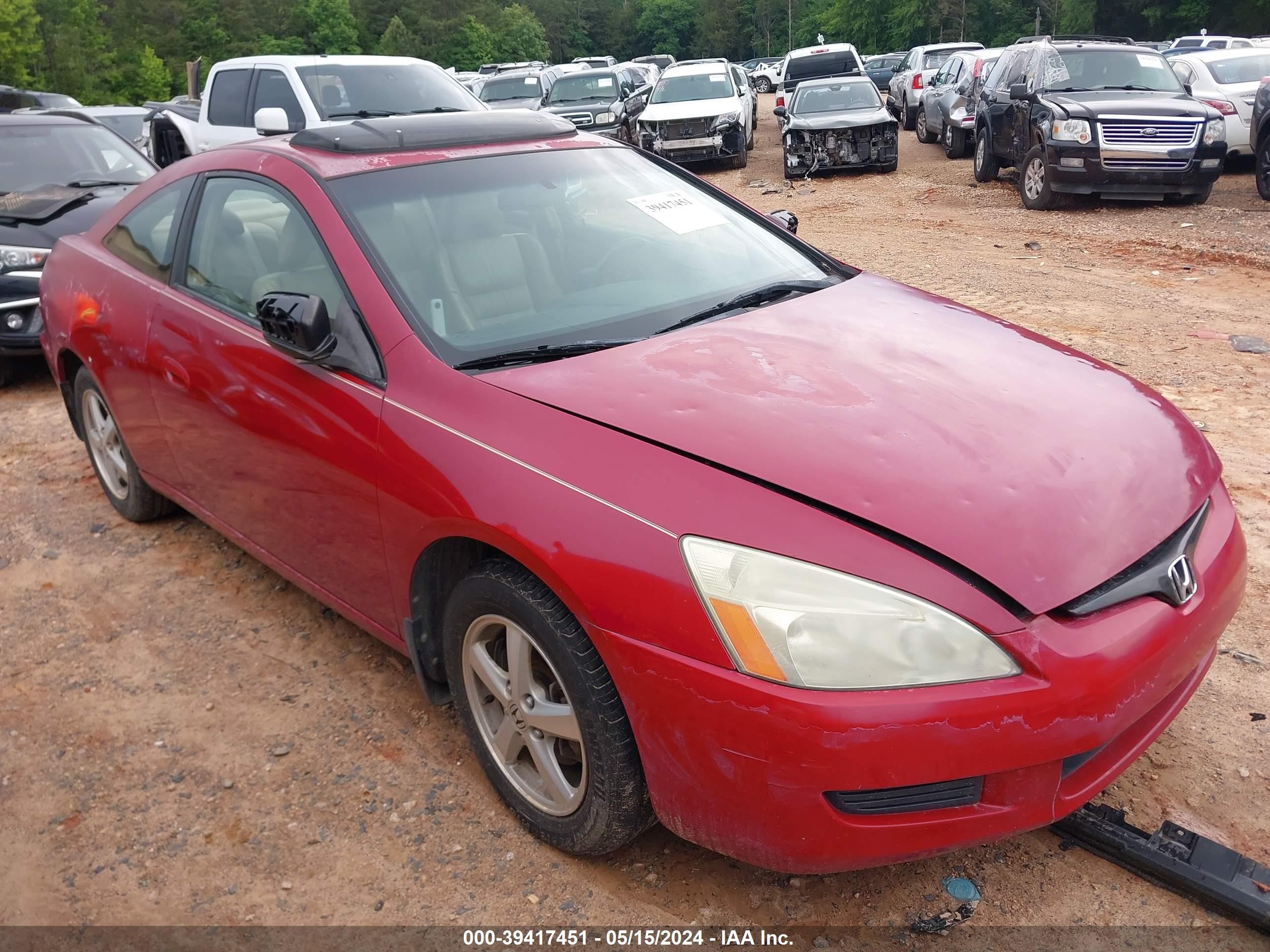 HONDA ACCORD 2003 1hgcm71633a027951