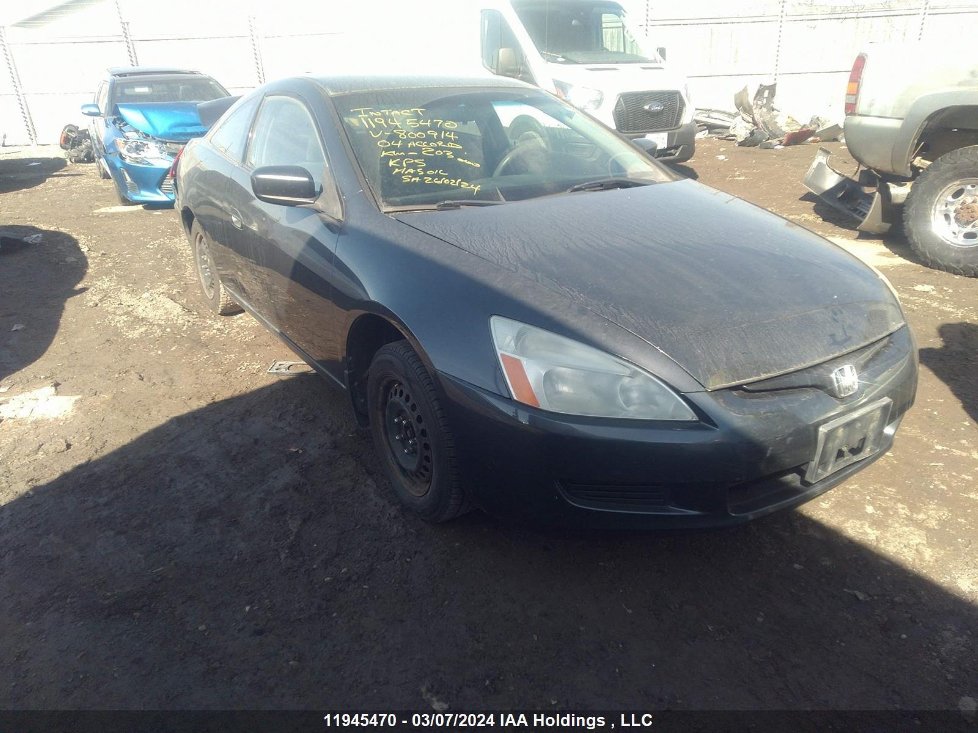 HONDA ACCORD 2004 1hgcm72394a800914