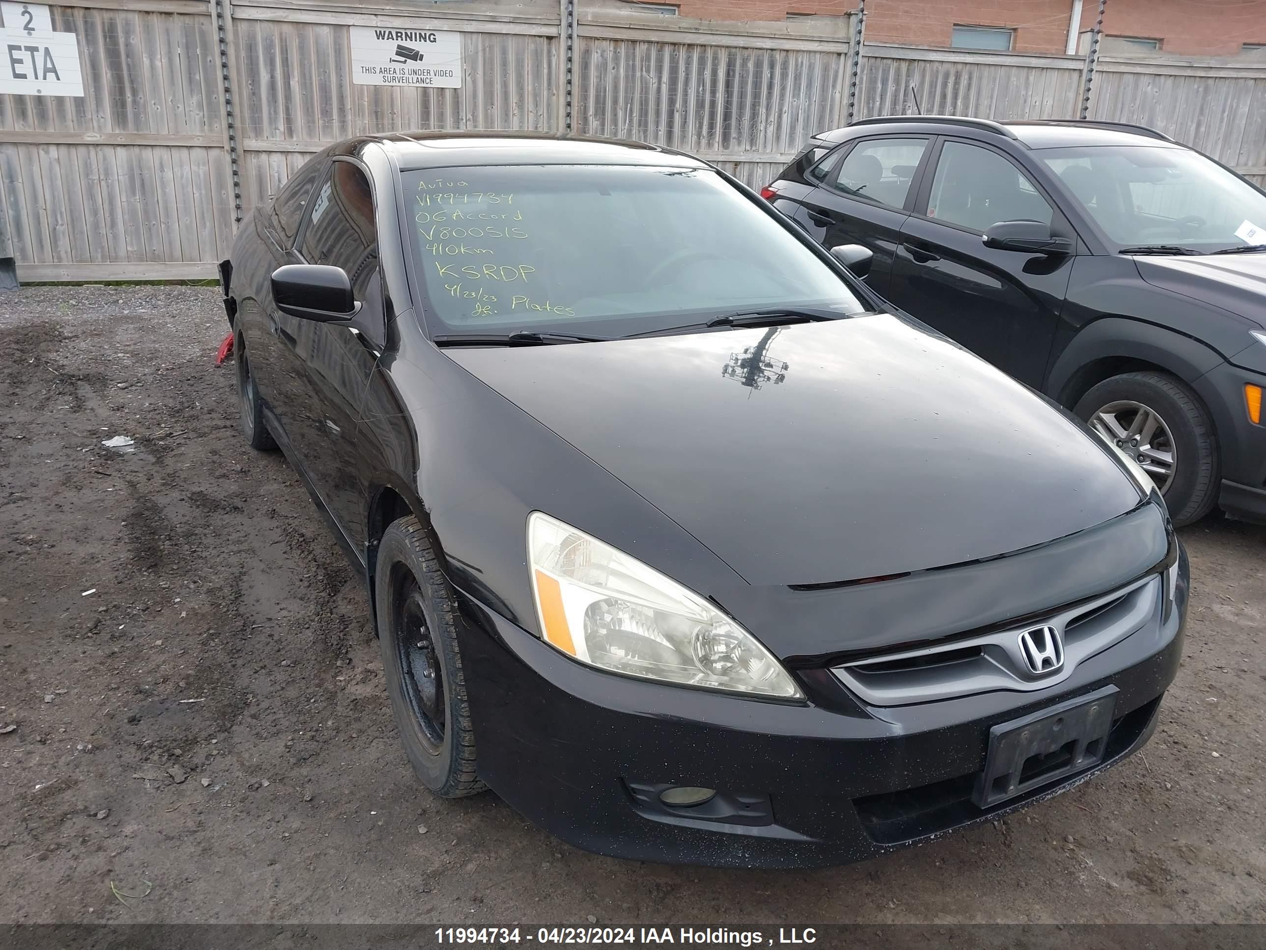 HONDA ACCORD 2006 1hgcm81606a800515