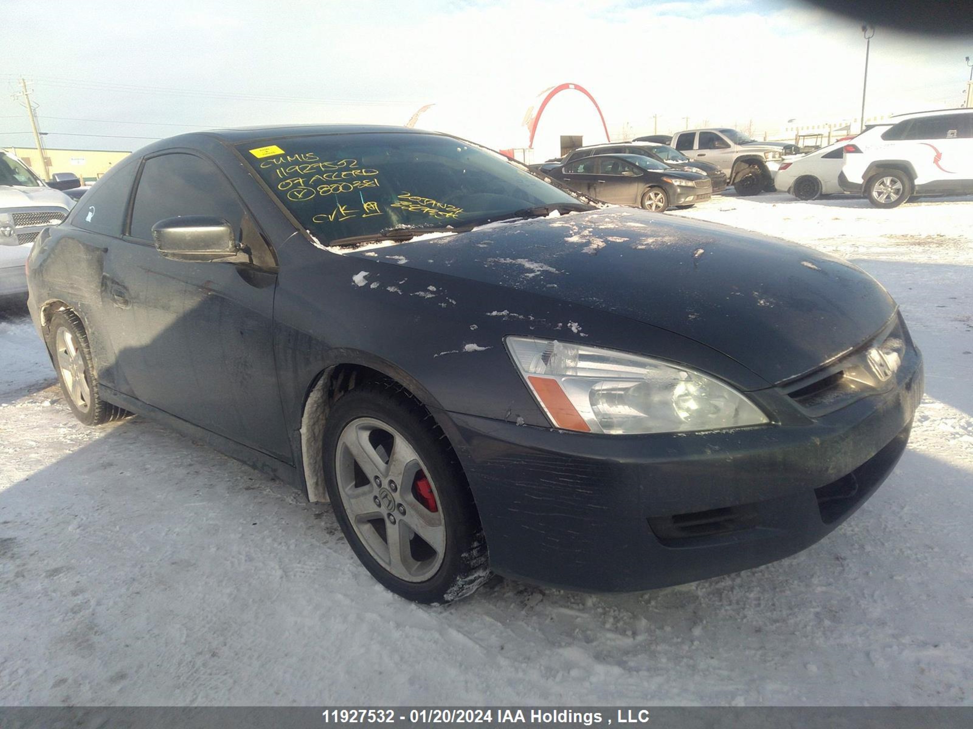 HONDA ACCORD 2007 1hgcm81637a800381