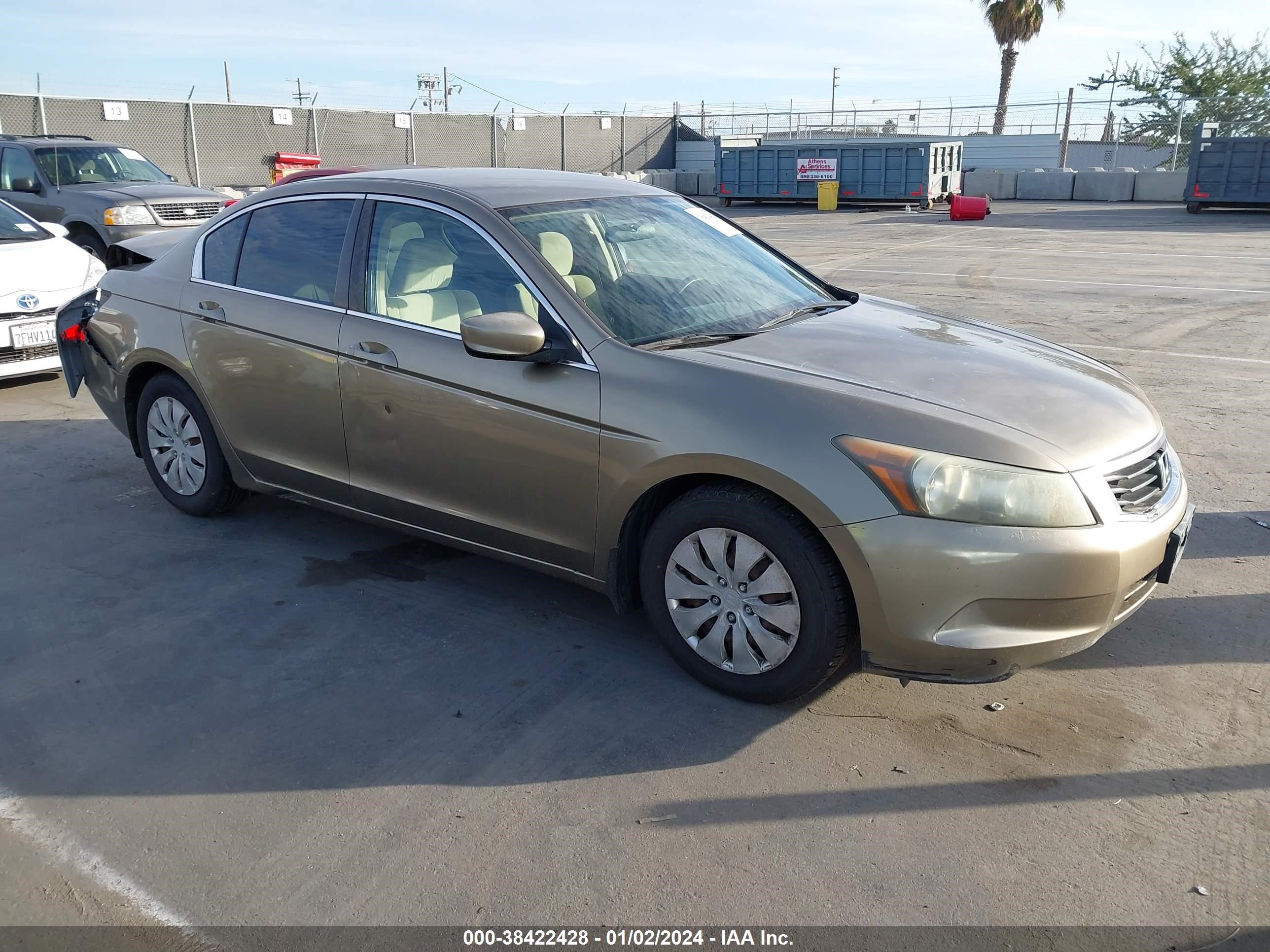 HONDA ACCORD 2009 1hgcp26339a069215