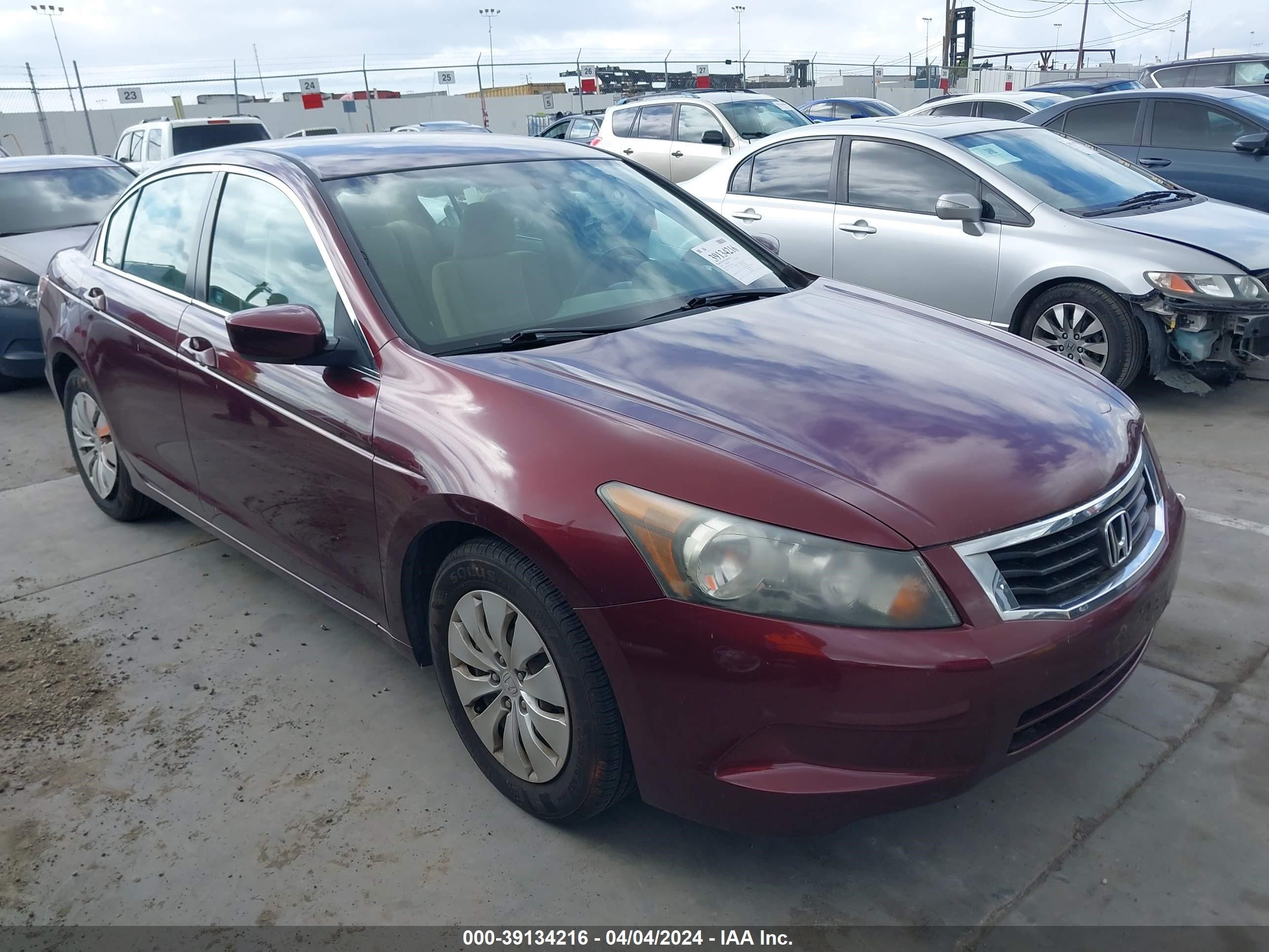 HONDA ACCORD 2009 1hgcp26349a153186