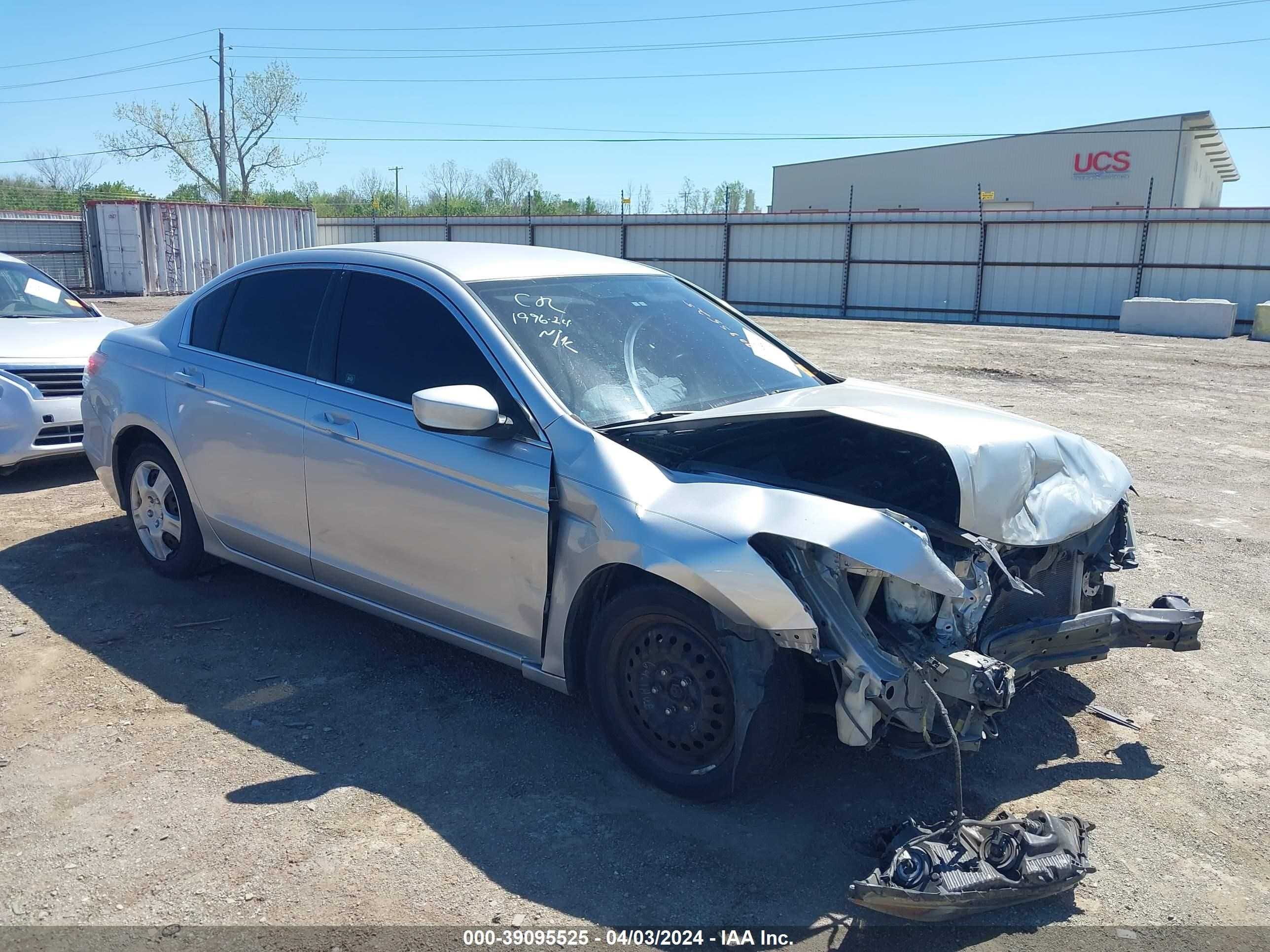 HONDA ACCORD 2009 1hgcp26389a136522