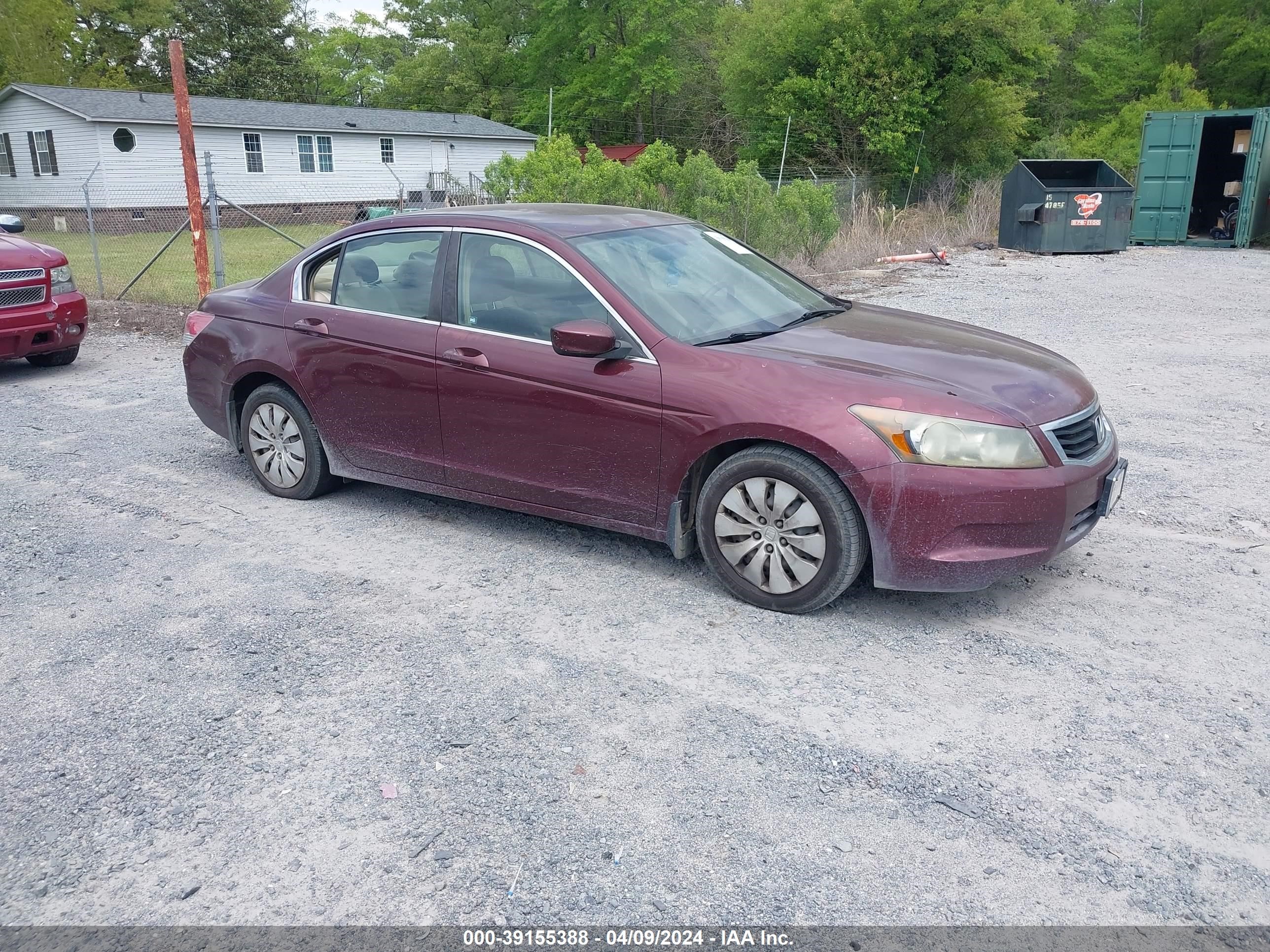 HONDA ACCORD 2008 1hgcp26398a154414