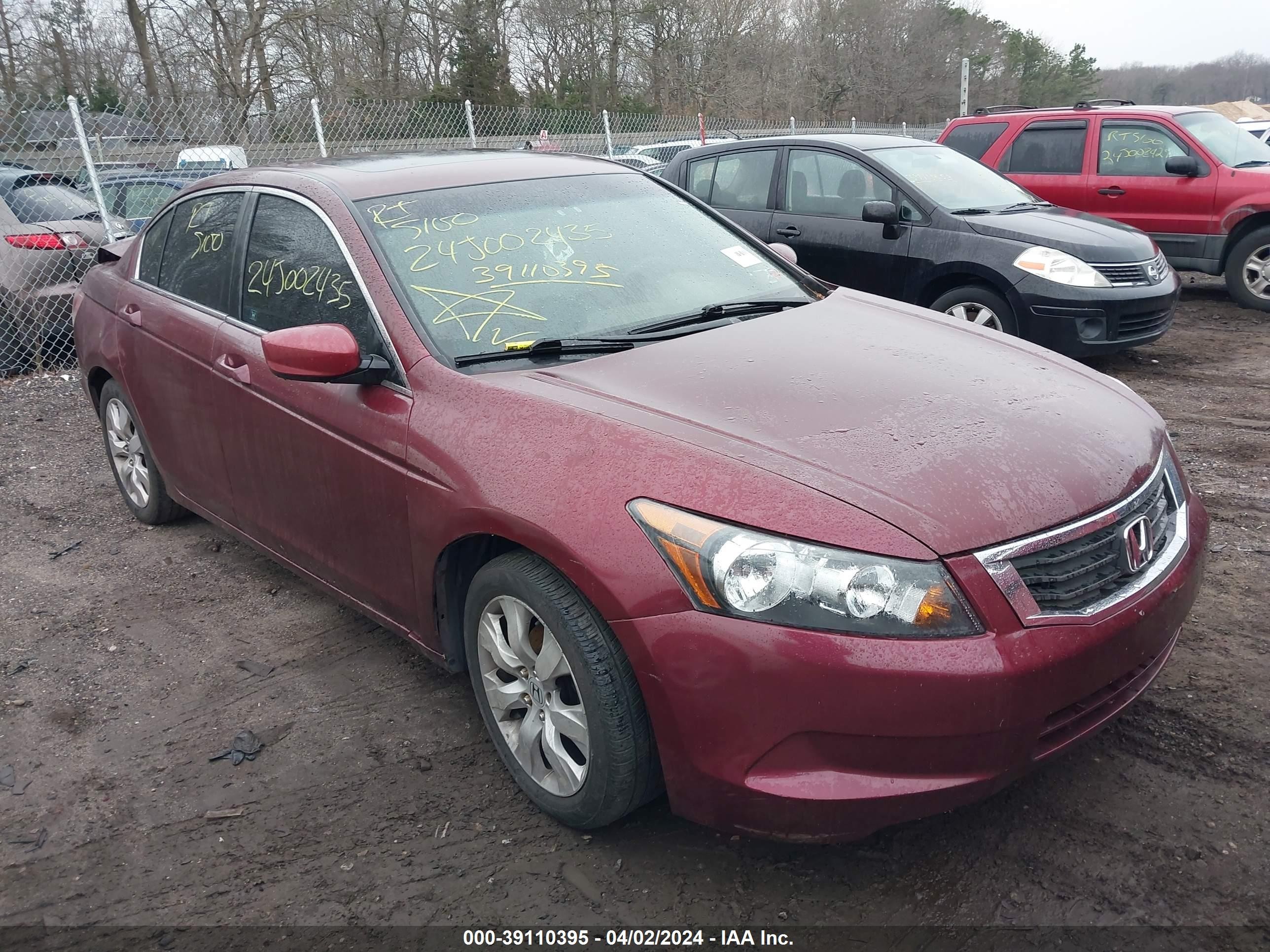 HONDA ACCORD 2008 1hgcp267x8a104382