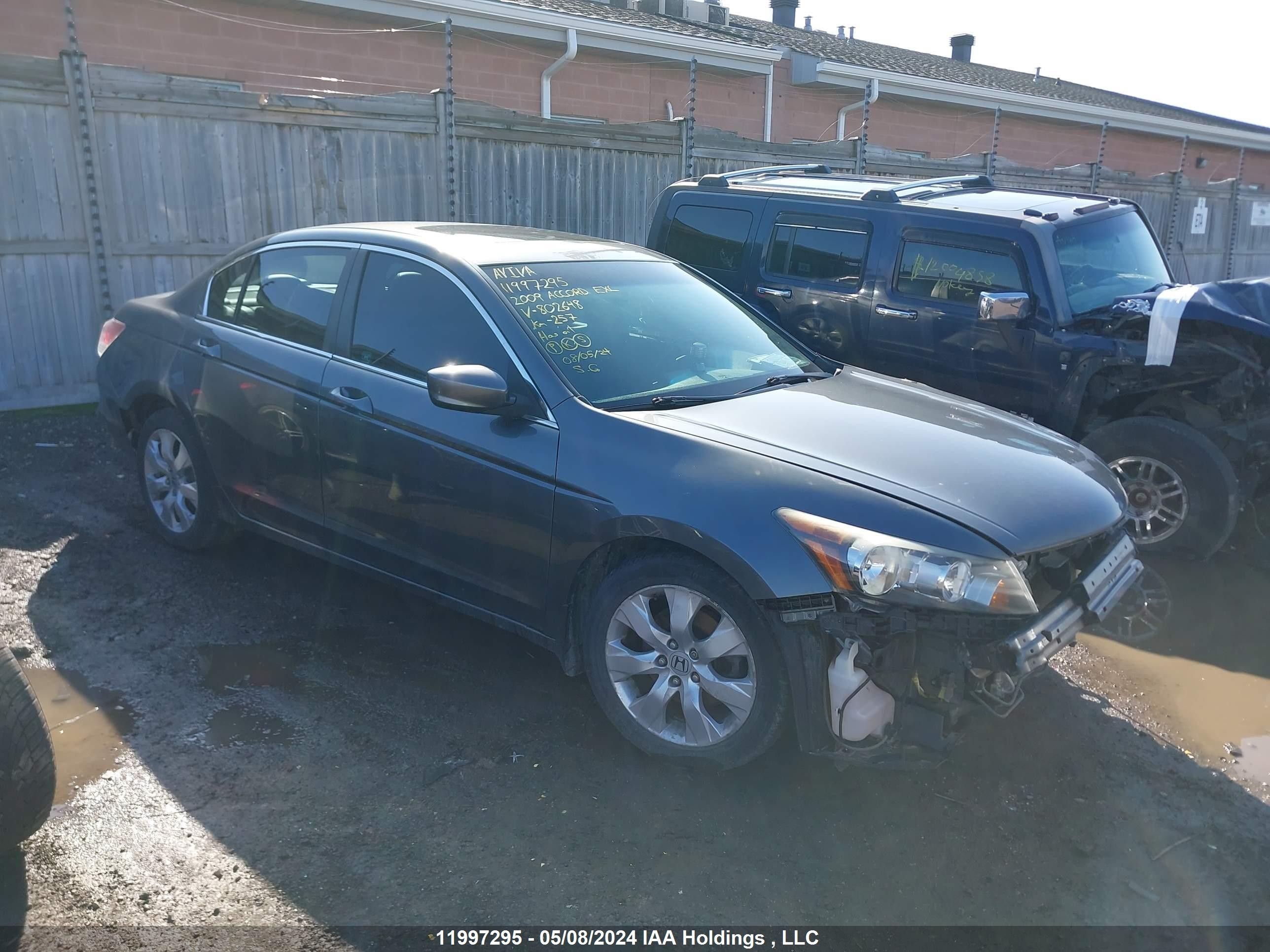 HONDA ACCORD 2009 1hgcp26839a802648