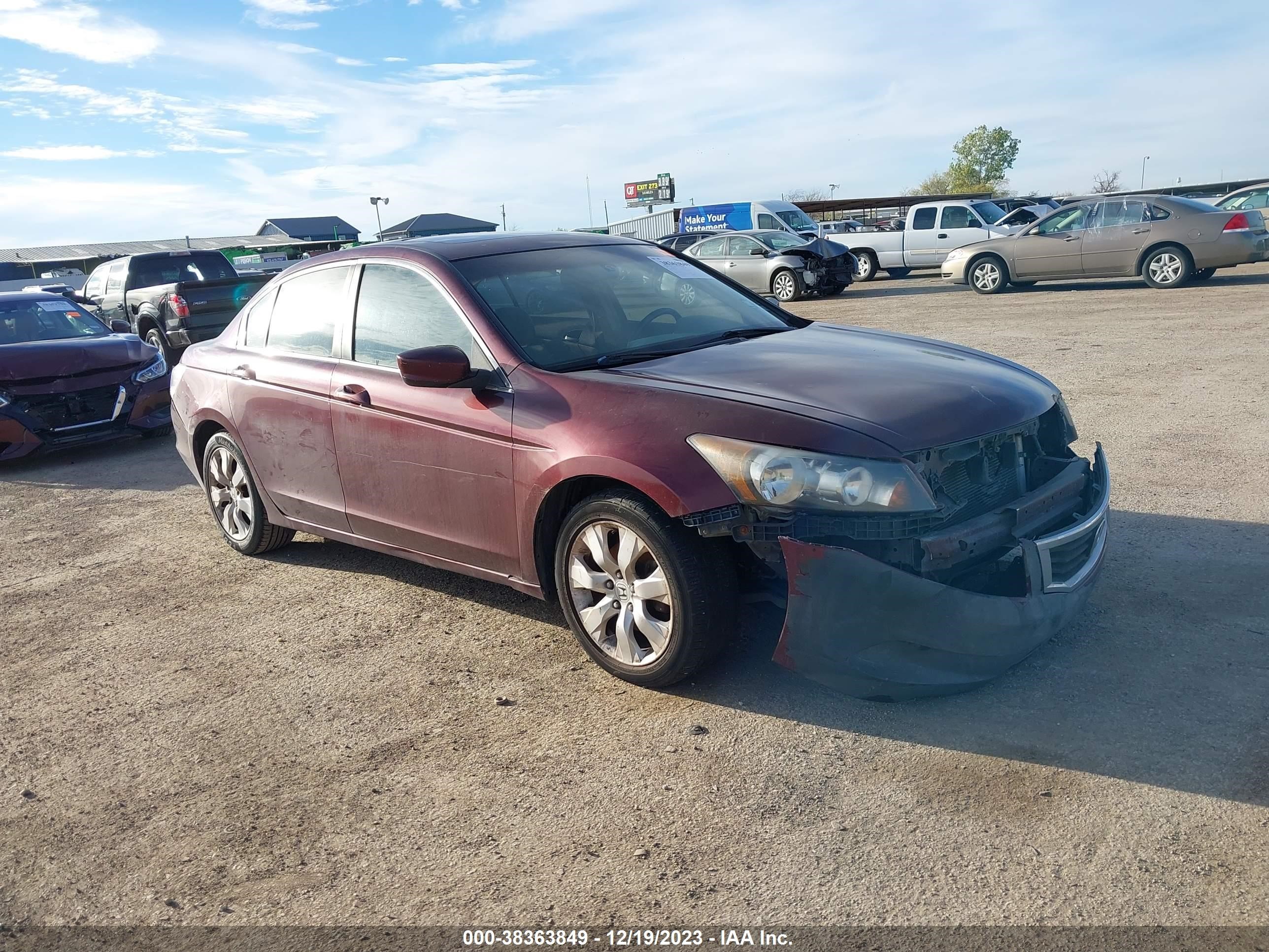 HONDA ACCORD 2009 1hgcp26869a052209