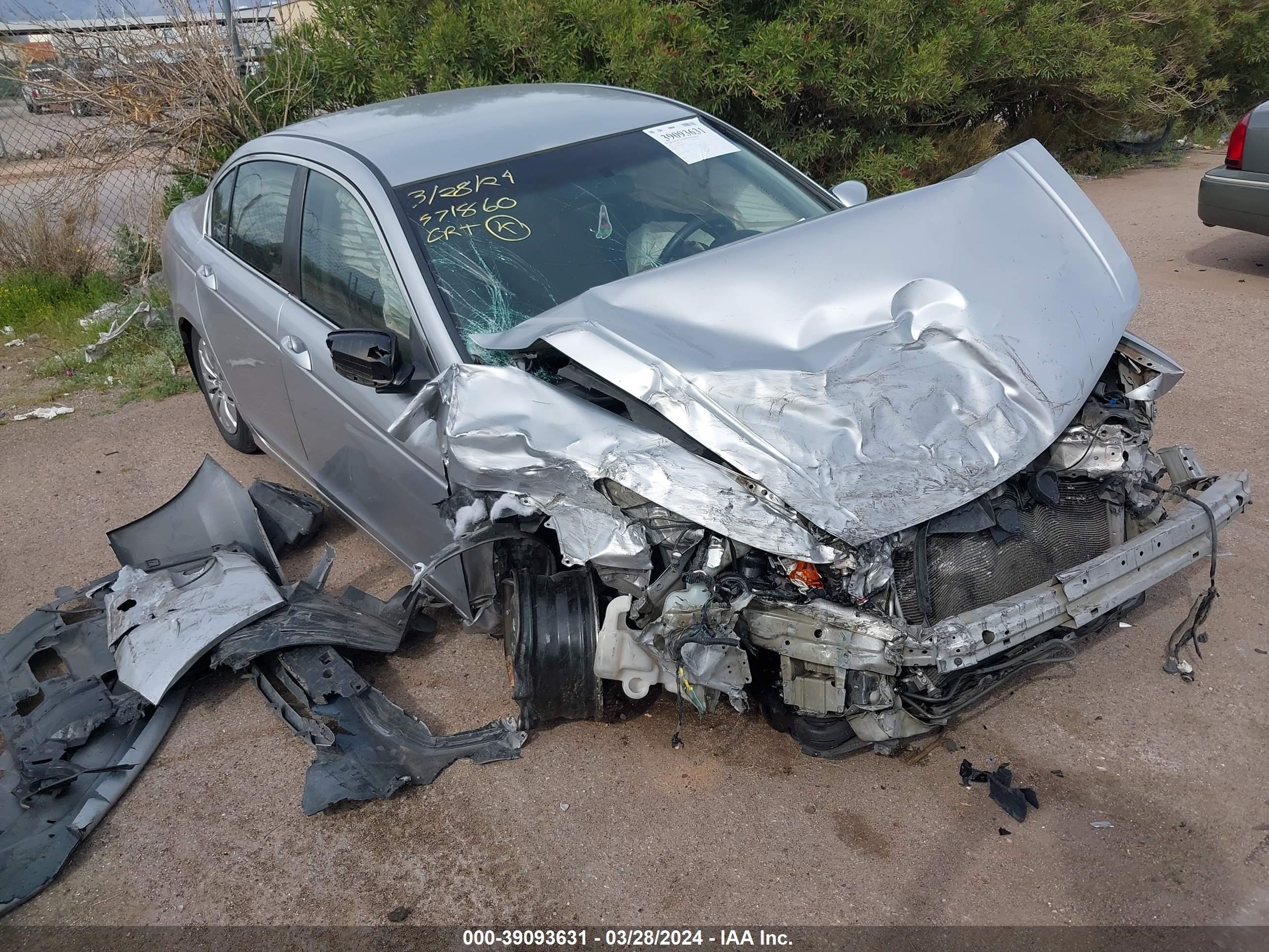 HONDA ACCORD 2011 1hgcp2e33ba047190