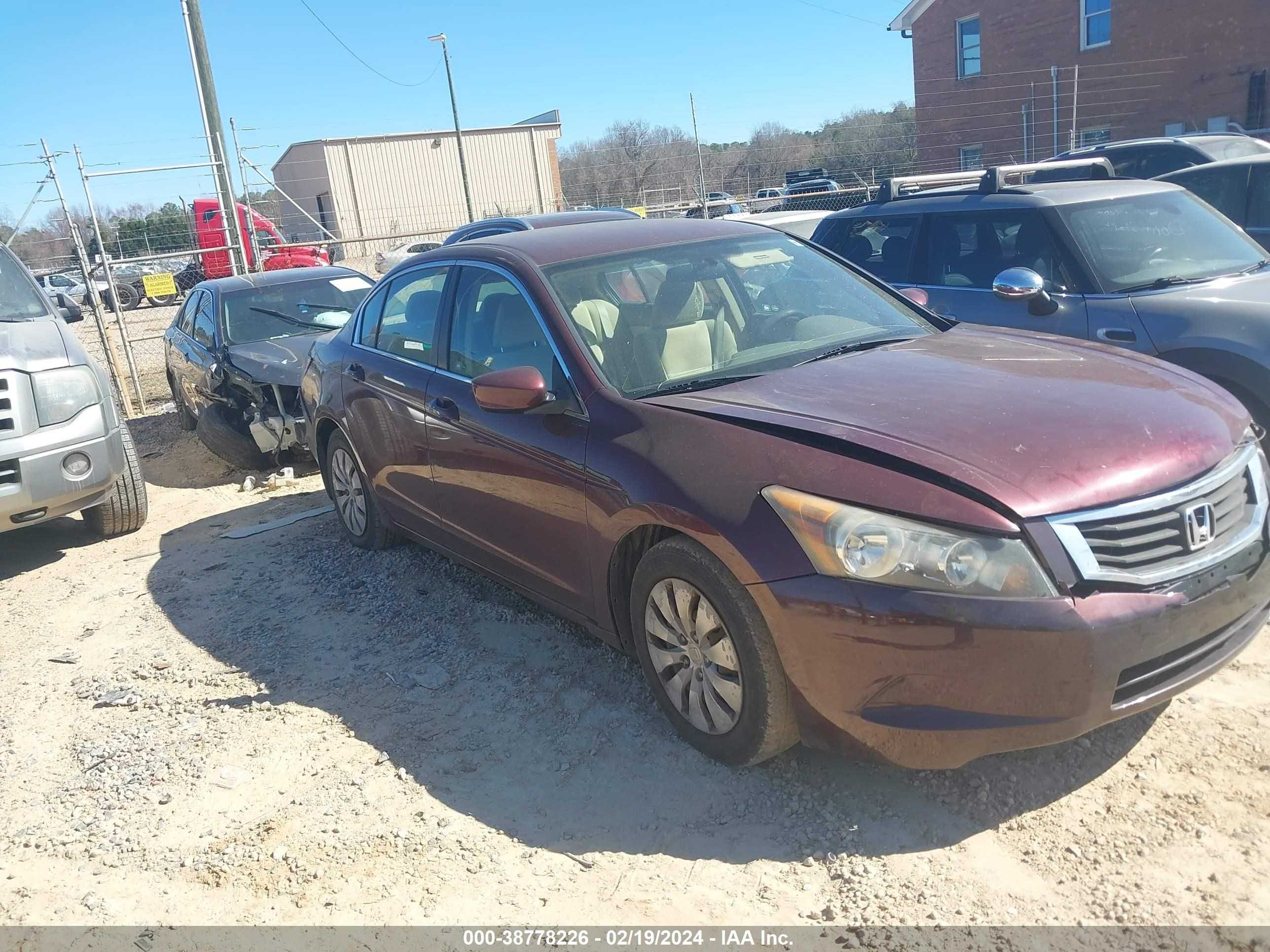 HONDA ACCORD 2010 1hgcp2f32aa149707