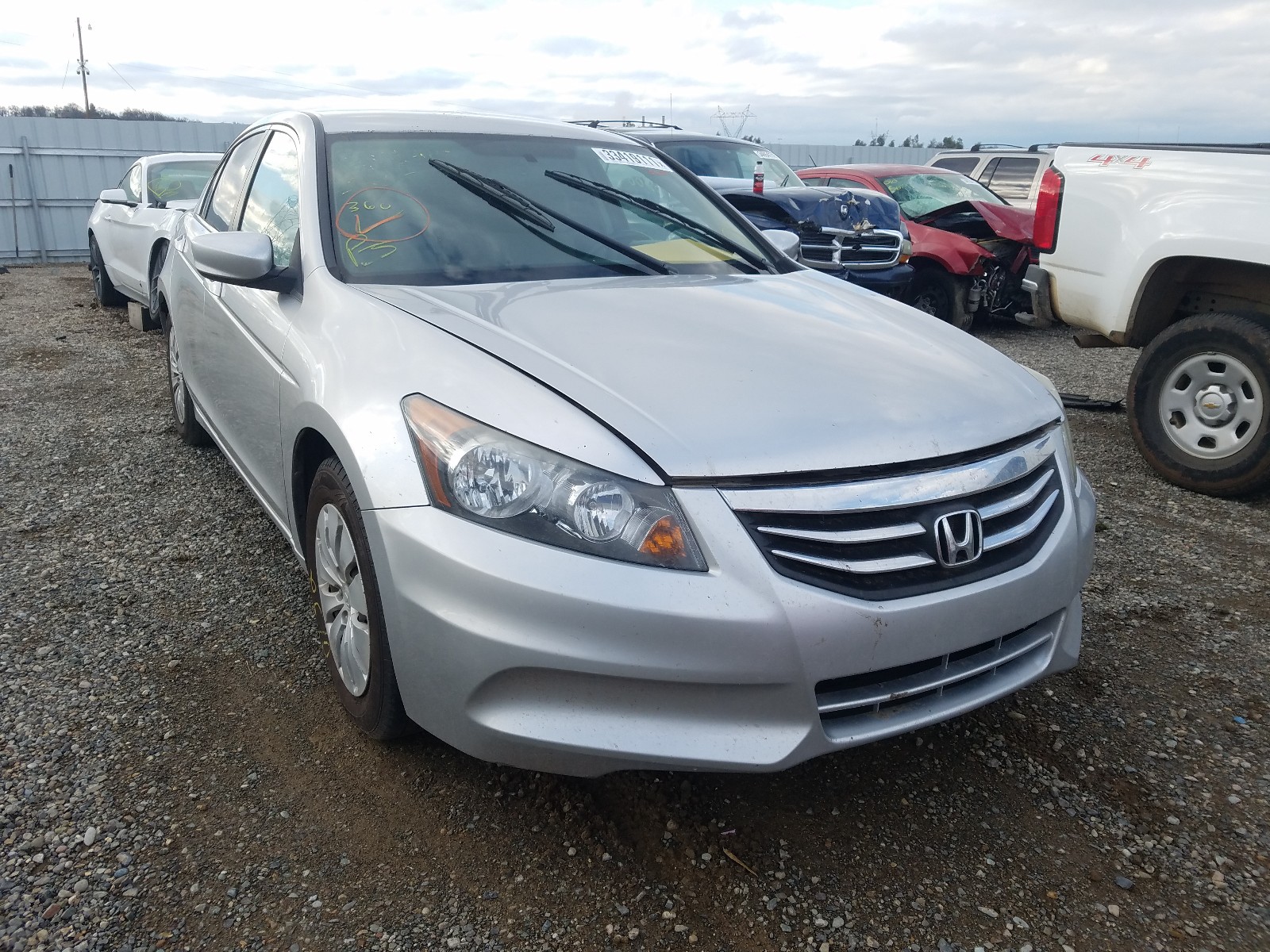 HONDA ACCORD LX 2012 1hgcp2f33ca076544