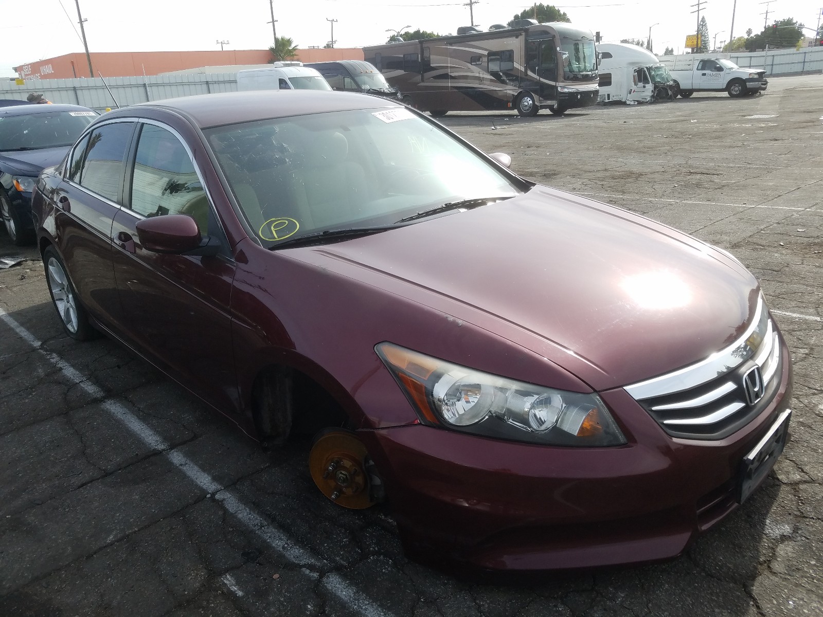 HONDA ACCORD LX 2011 1hgcp2f38ba109603