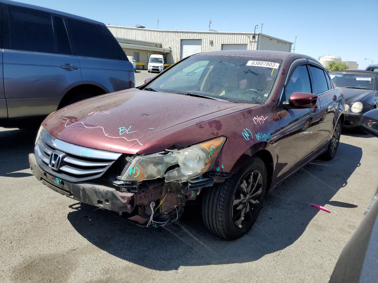 HONDA ACCORD 2012 1hgcp2f39ca114360