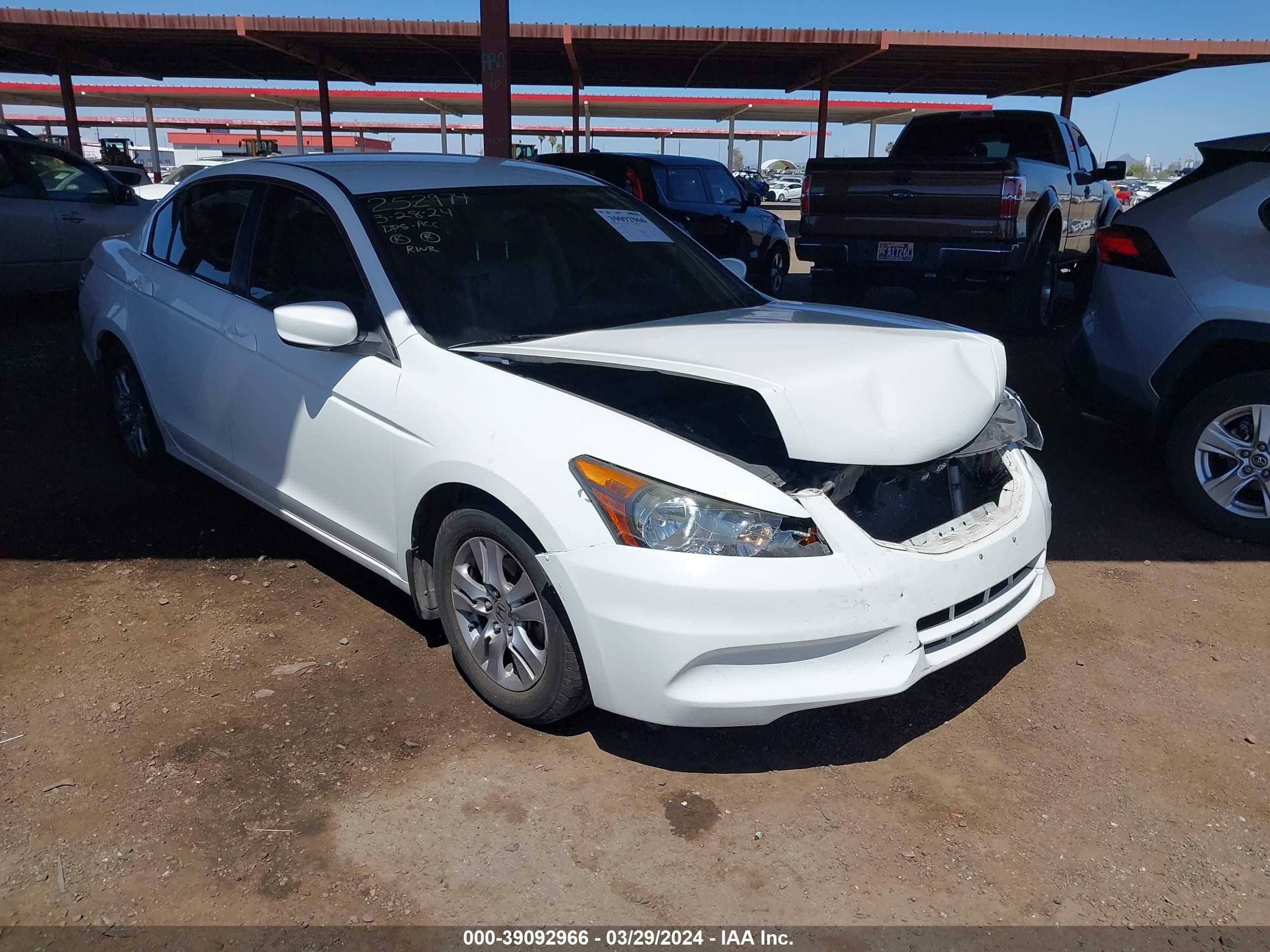 HONDA ACCORD 2012 1hgcp2f64ca025273