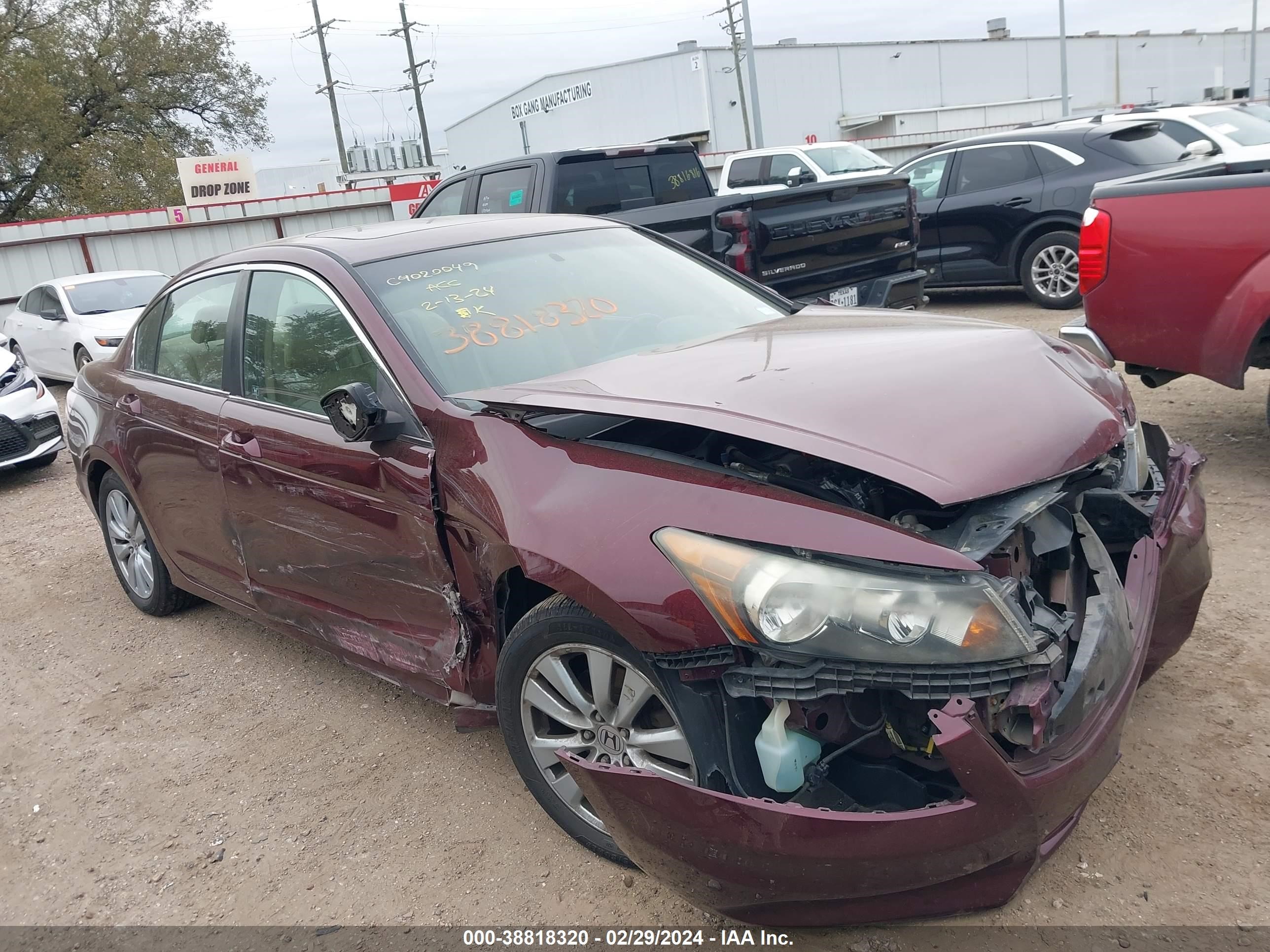 HONDA ACCORD 2012 1hgcp2f81ca171485