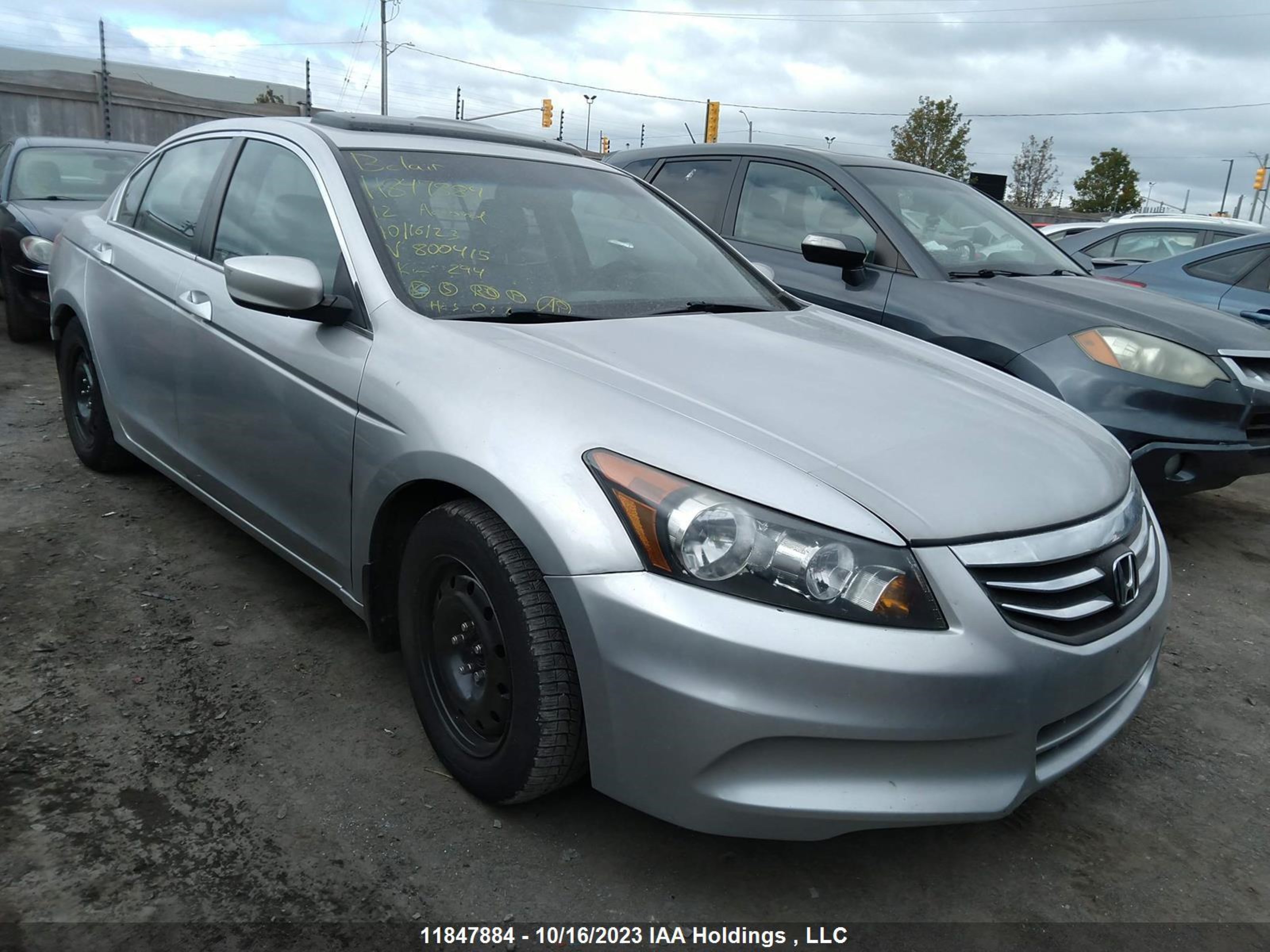 HONDA ACCORD 2012 1hgcp2f84ca800415